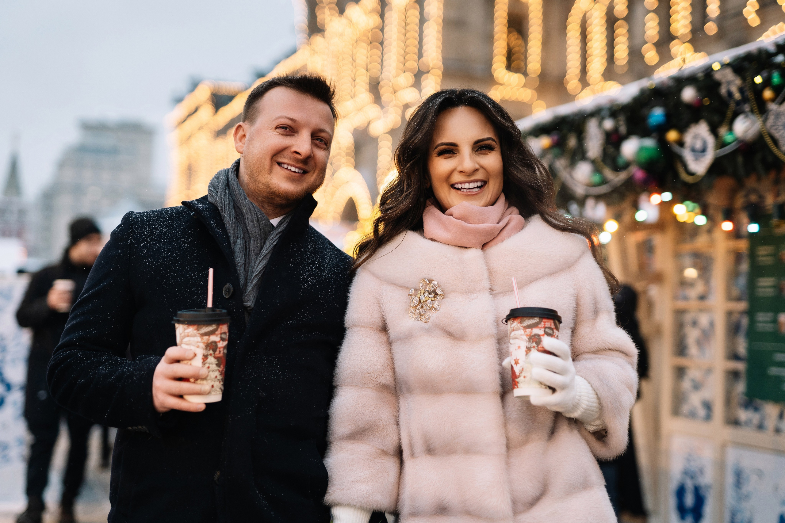 Свадебная фотосессия Лилии и Романа, прогулка в центре Москвы. Свадебный фотограф в Тамбове Павел Четвертков
