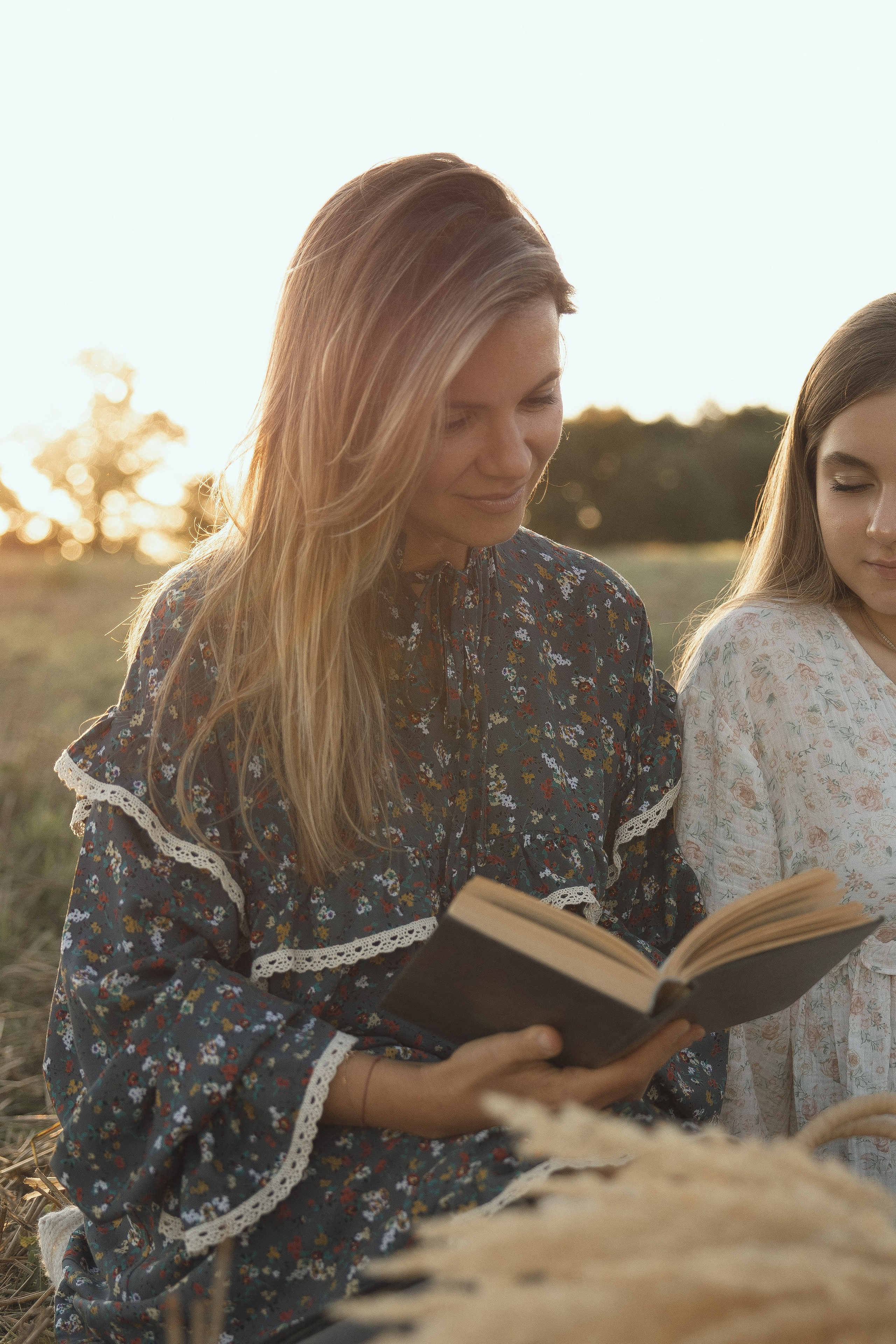 Поле. Мама и дочка. Семейный фотограф в городе Тула Любовь Сабирова