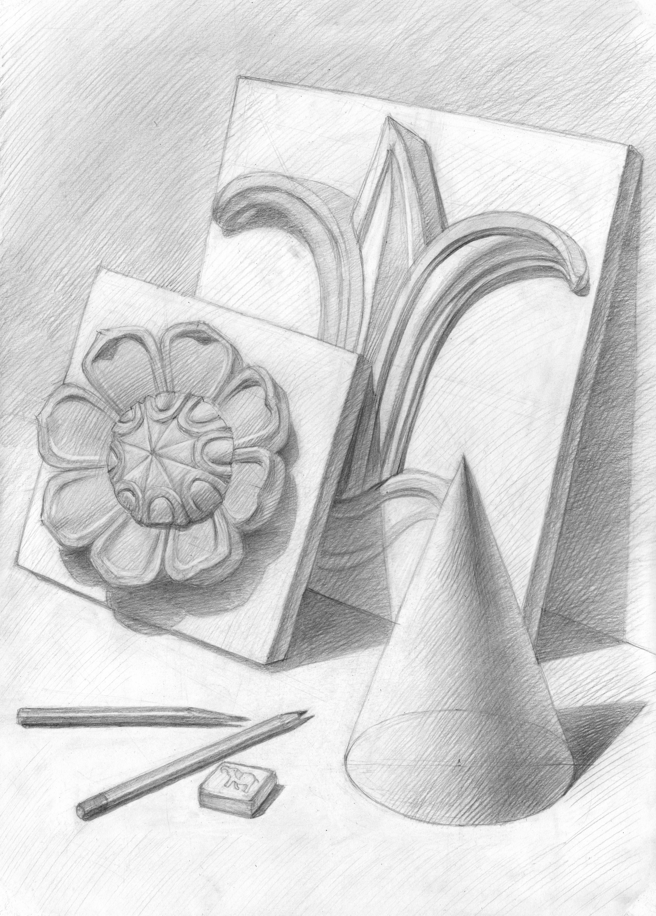 Арина Галкина, 8 класс. Натюрморт. 2021