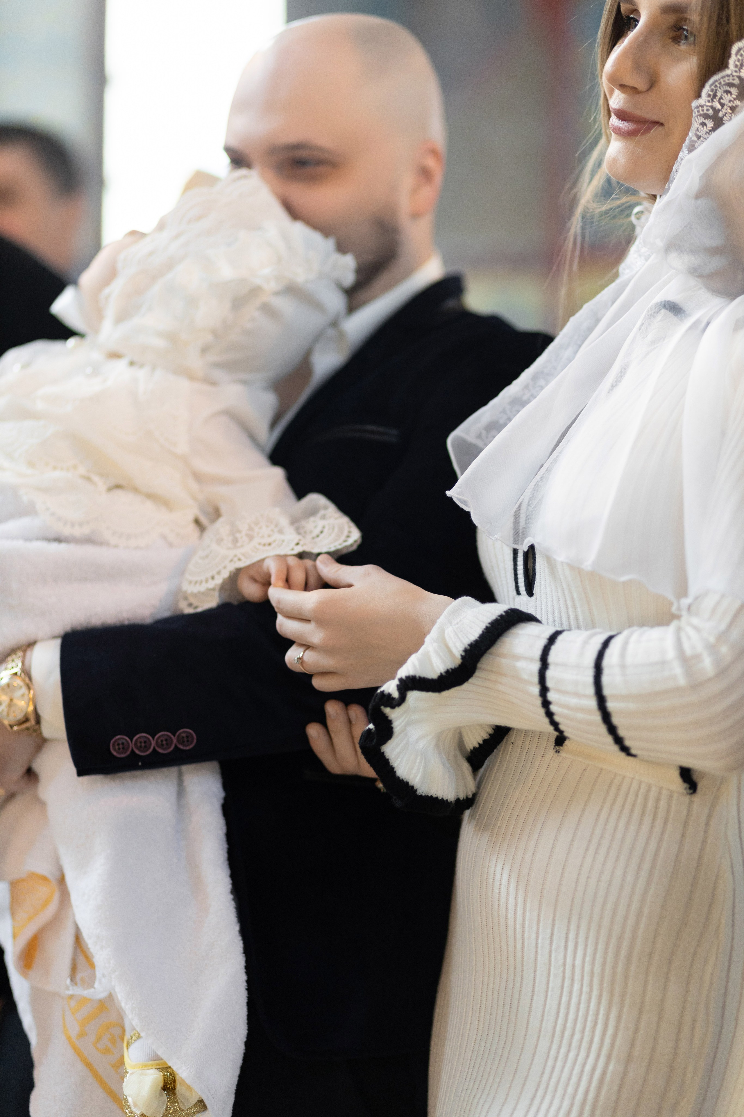 Крещение Есении в морозный и солнечный февраль. Анастасия Безуглова- свадебный фотограф в Таганроге