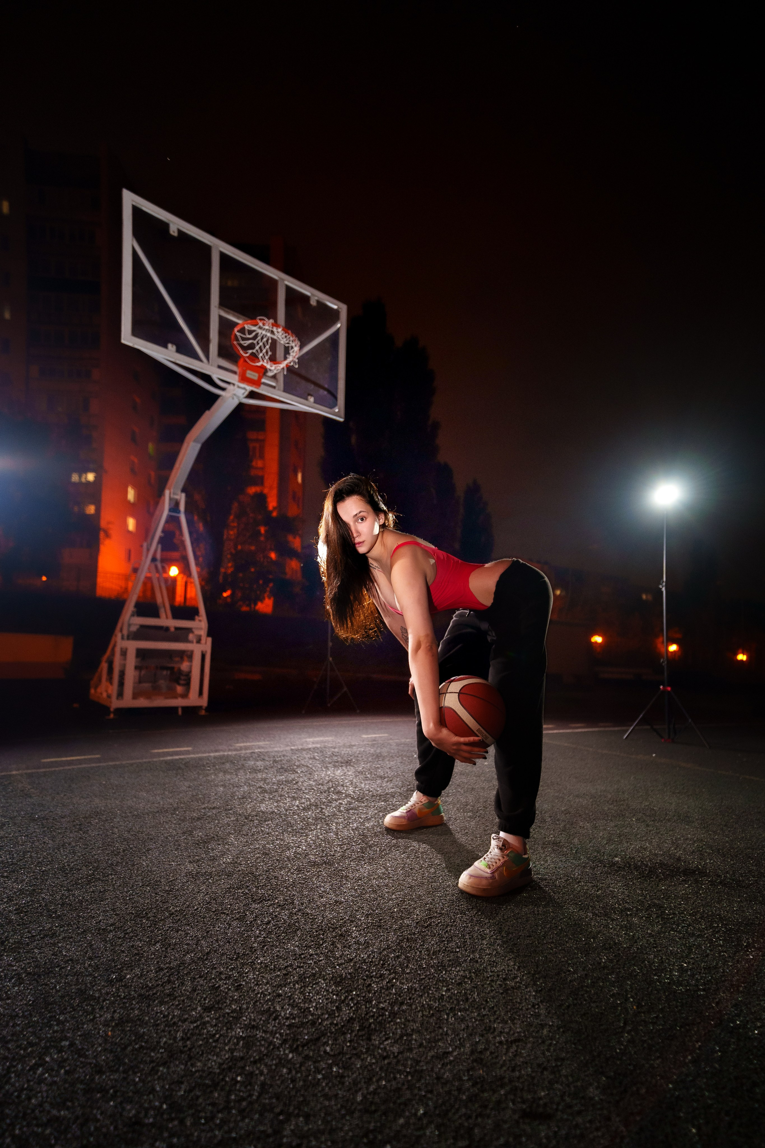 Ночной баскетбол с Вазирой 🏀. Фотограф Андрей Чеботок (Белгород, Курск, Воронеж, Старый Оскол)