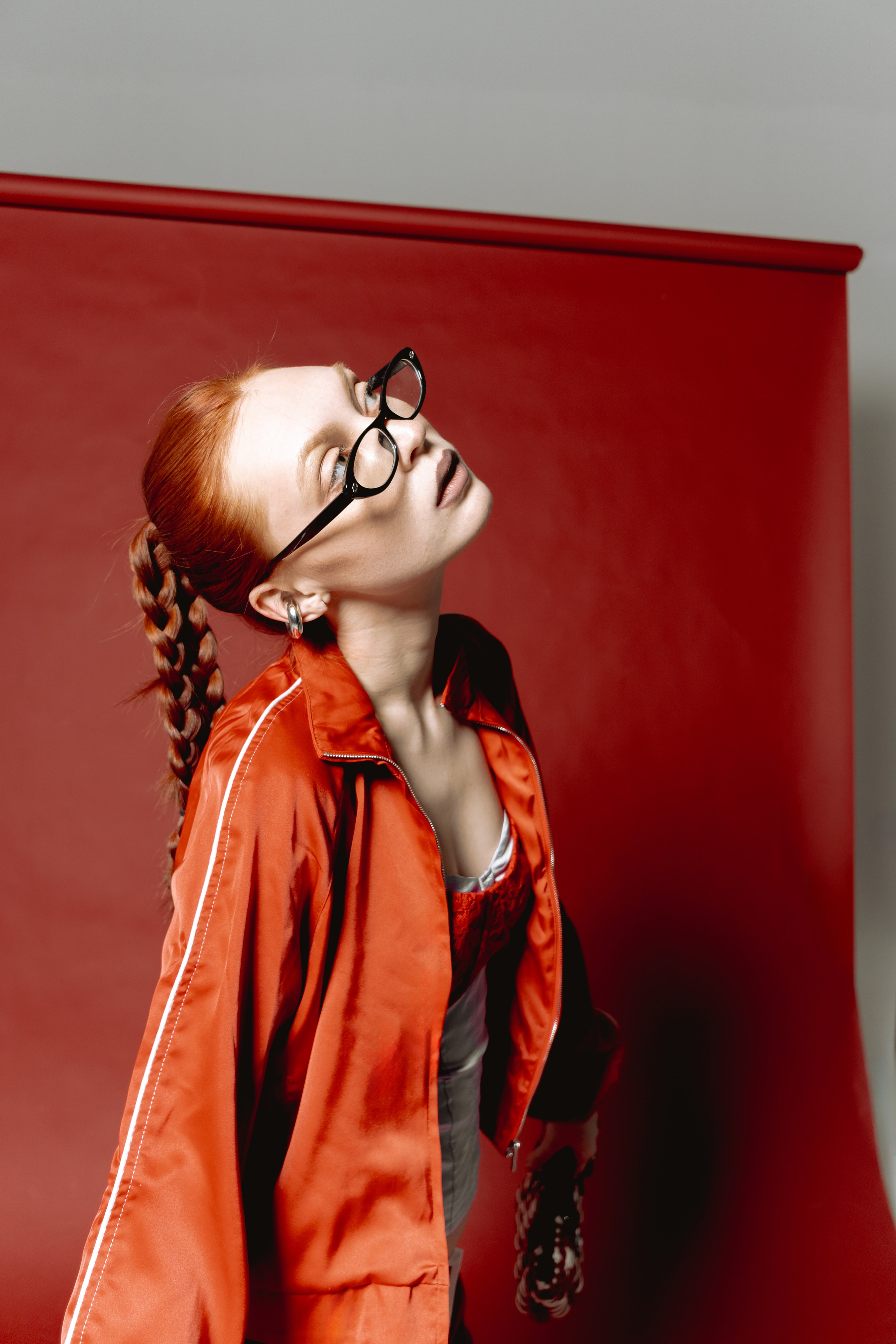 Red mood. Photographer in Shanghai, in Beijing, China