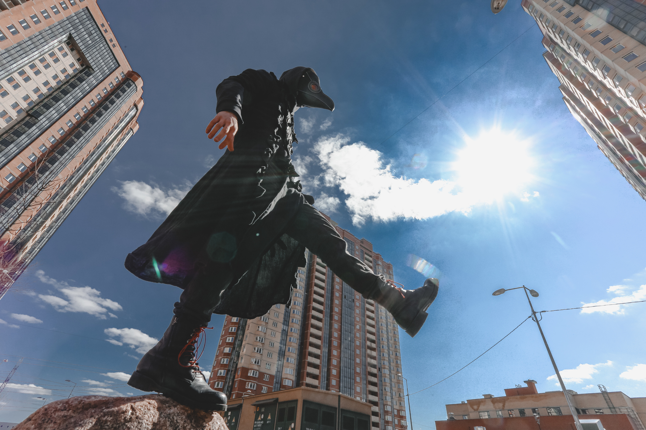 Паша, Настя и кожаные маски. Свадебный фотограф в Санкт-Петербурге