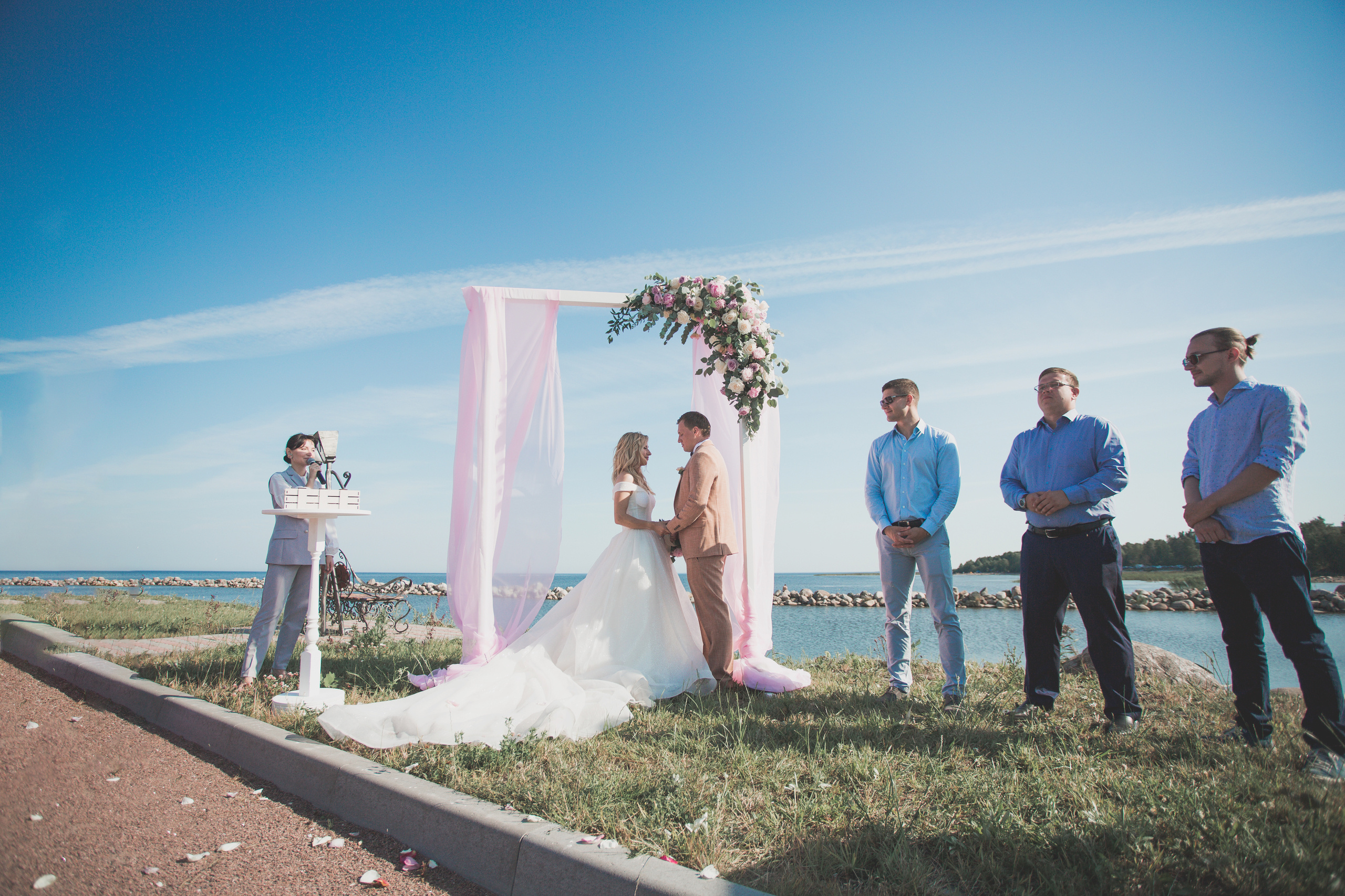 Любовь, море и детский сад!. Свадебный фотограф в Санкт-Петербурге
