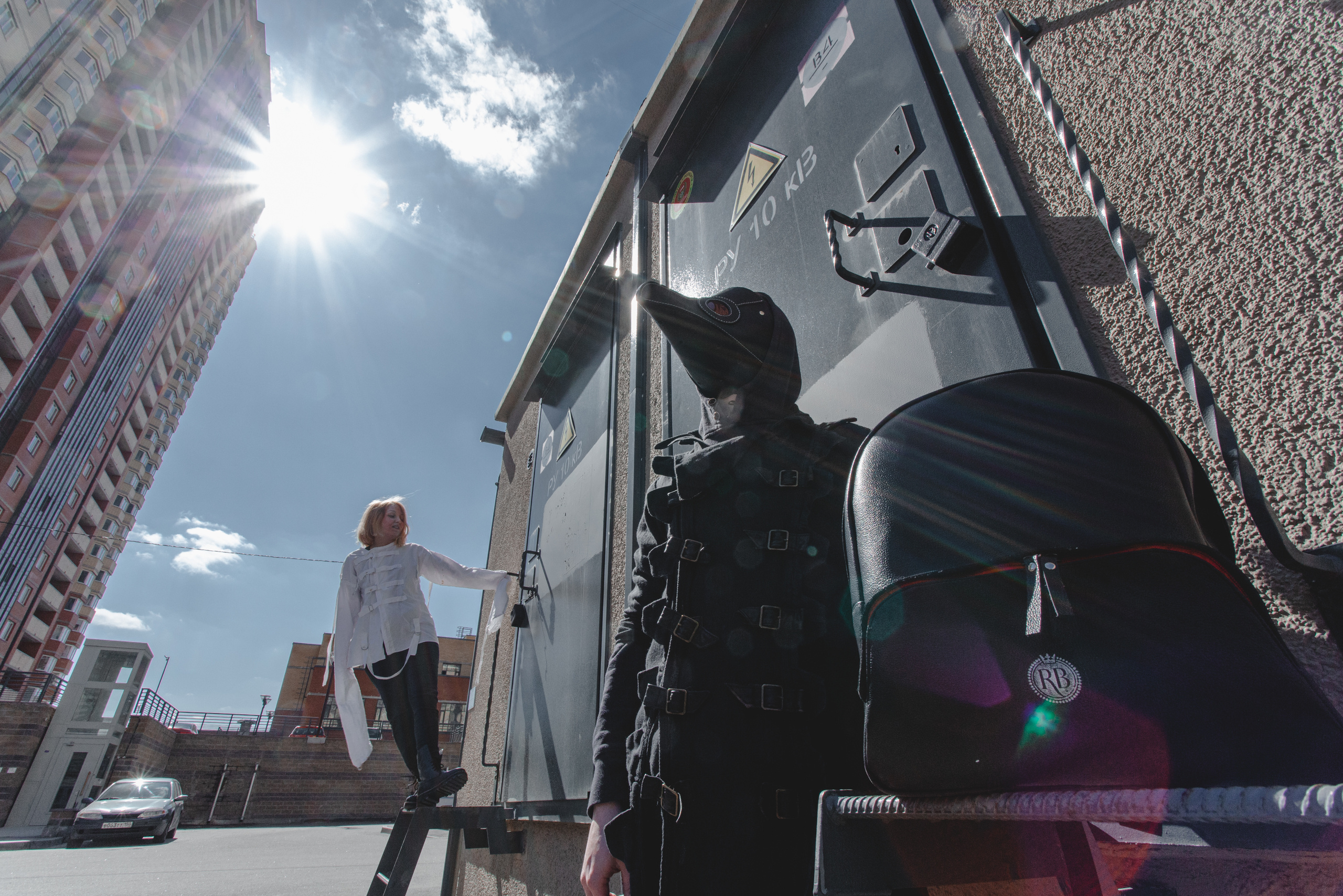 Паша, Настя и кожаные маски. Свадебный фотограф в Санкт-Петербурге