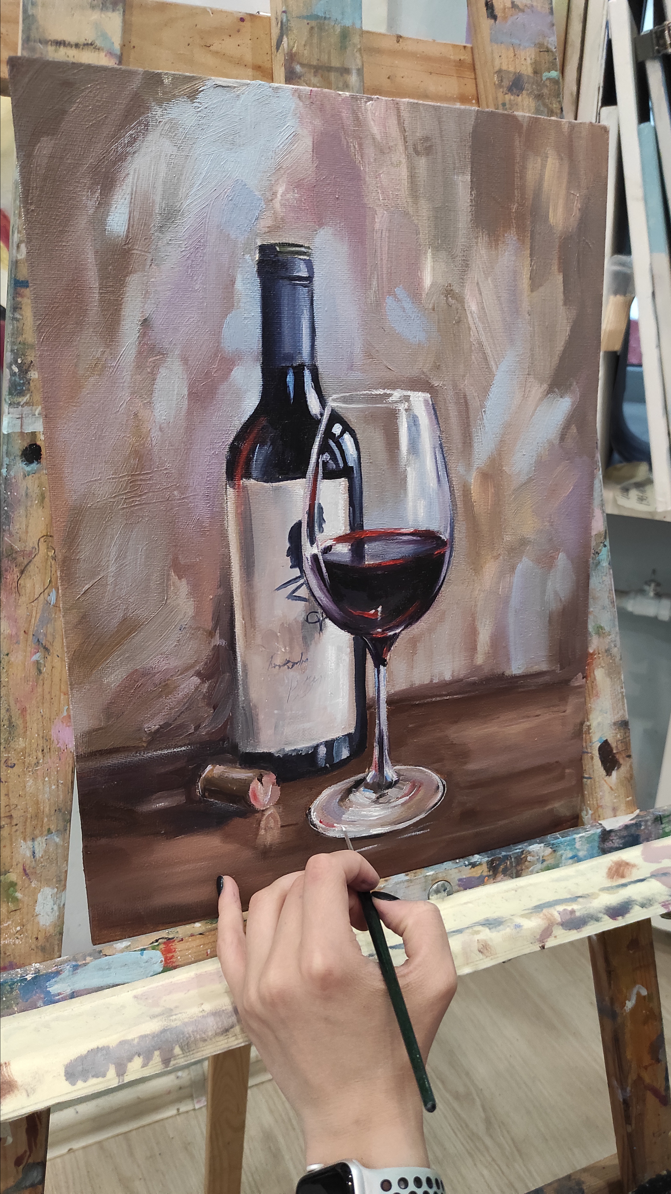 Арт вечеринка с вином