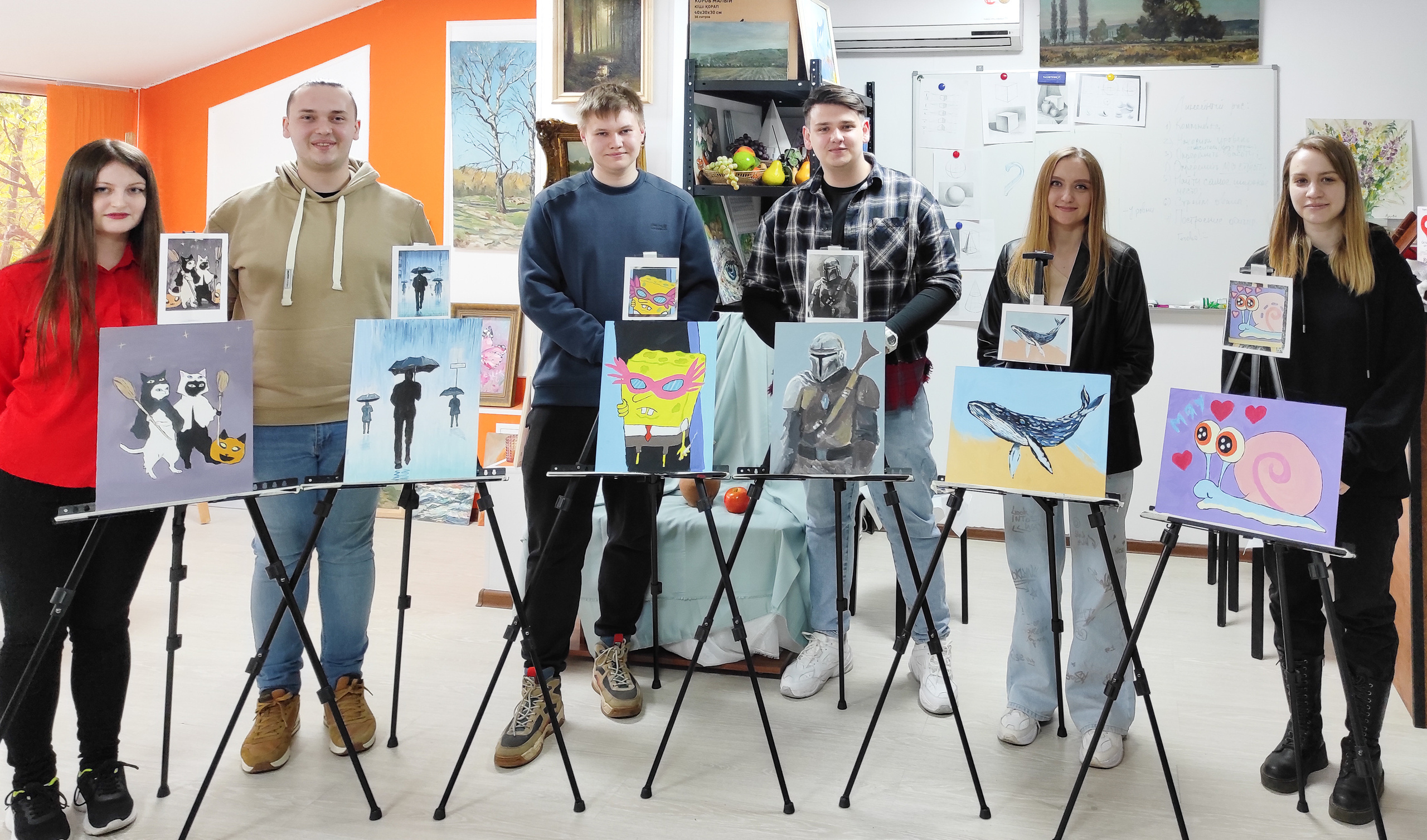 арт-вечеринка на день рождения