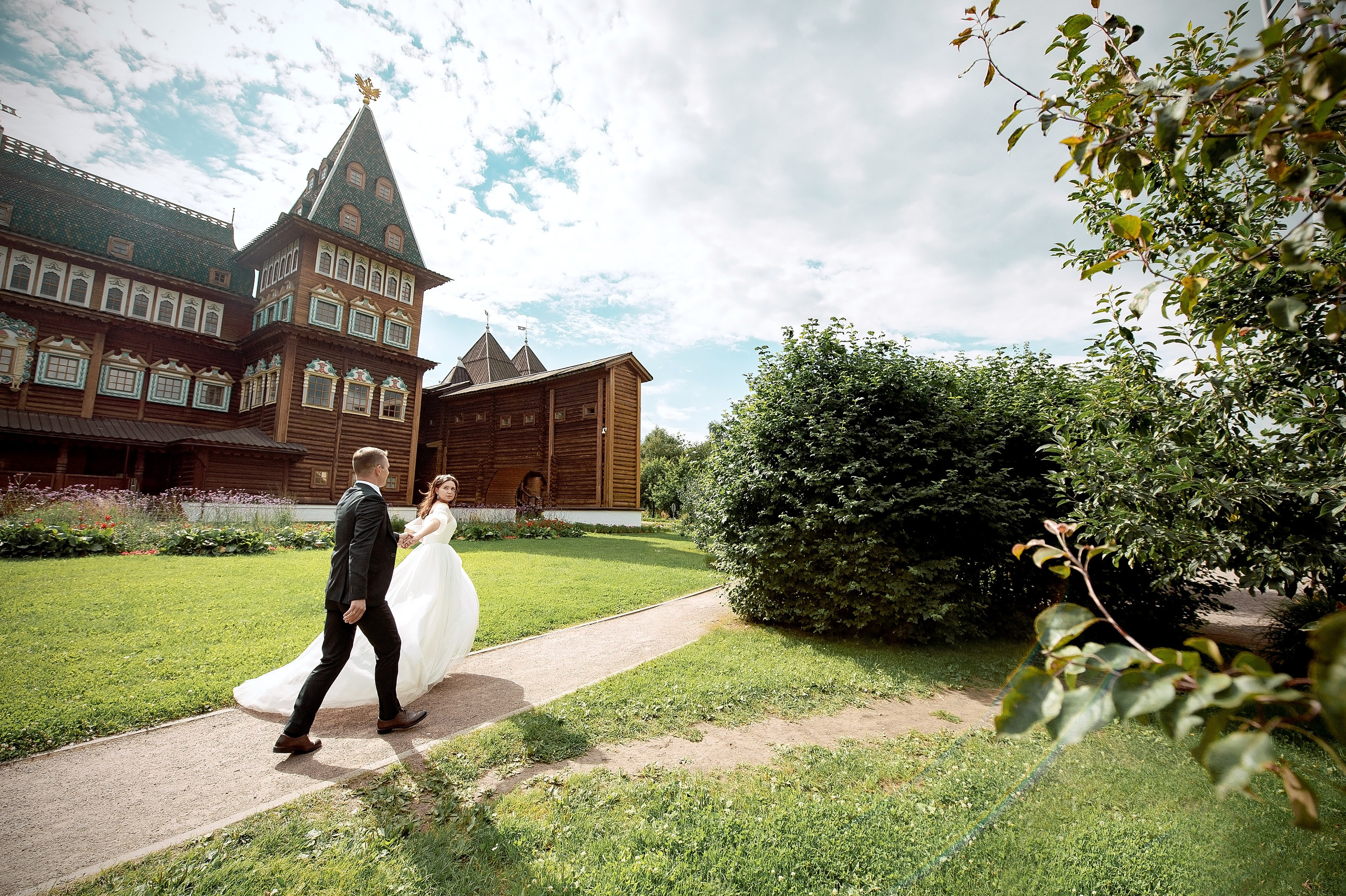 Полина и Денис, Москва — Щёлково. Свадебный и семейный фотограф Виктория Носачёва. Щелково, Москва и МО