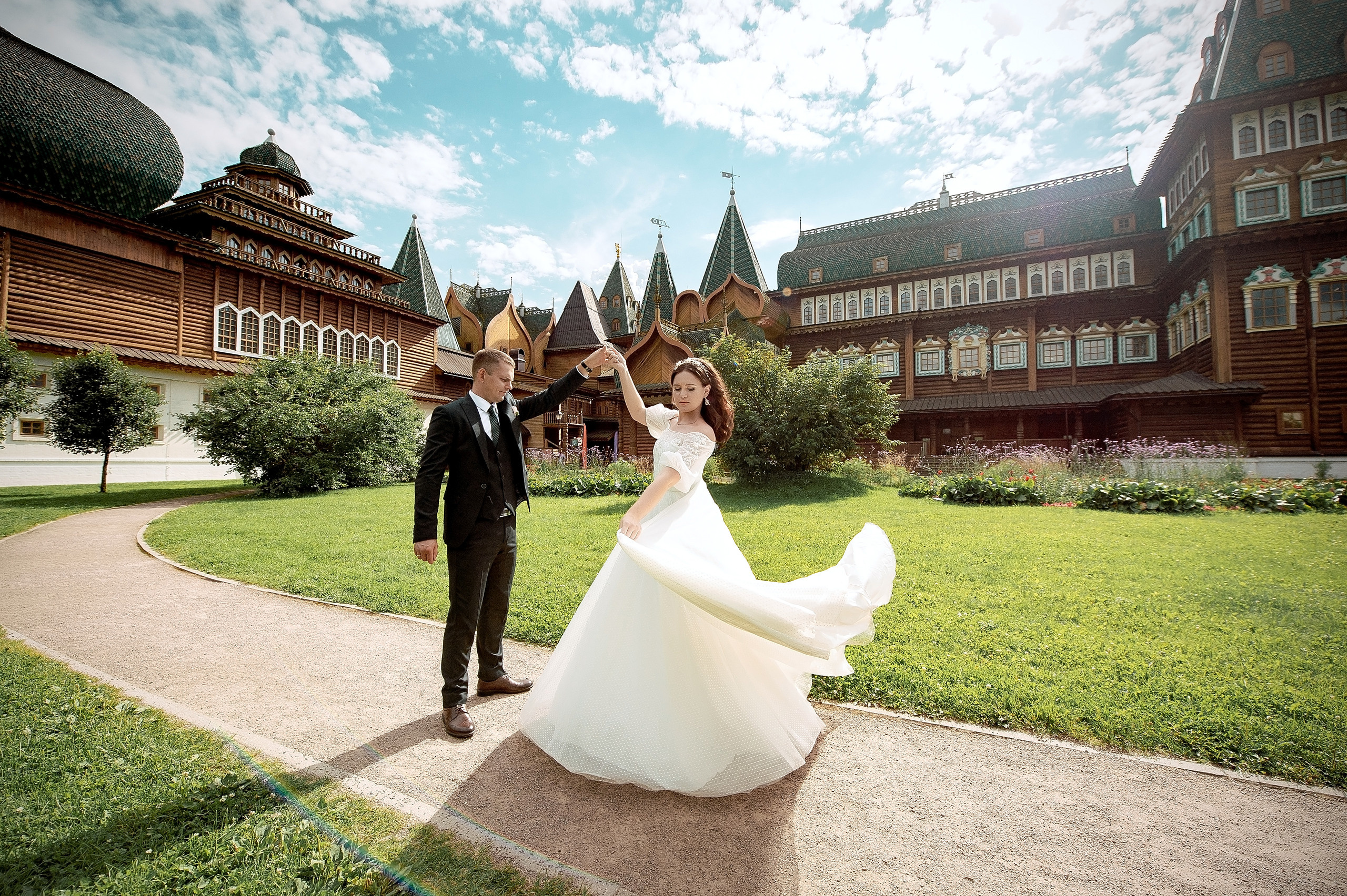 Полина и Денис, Москва — Щёлково. Свадебный и семейный фотограф Виктория Носачёва. Щелково, Москва и МО