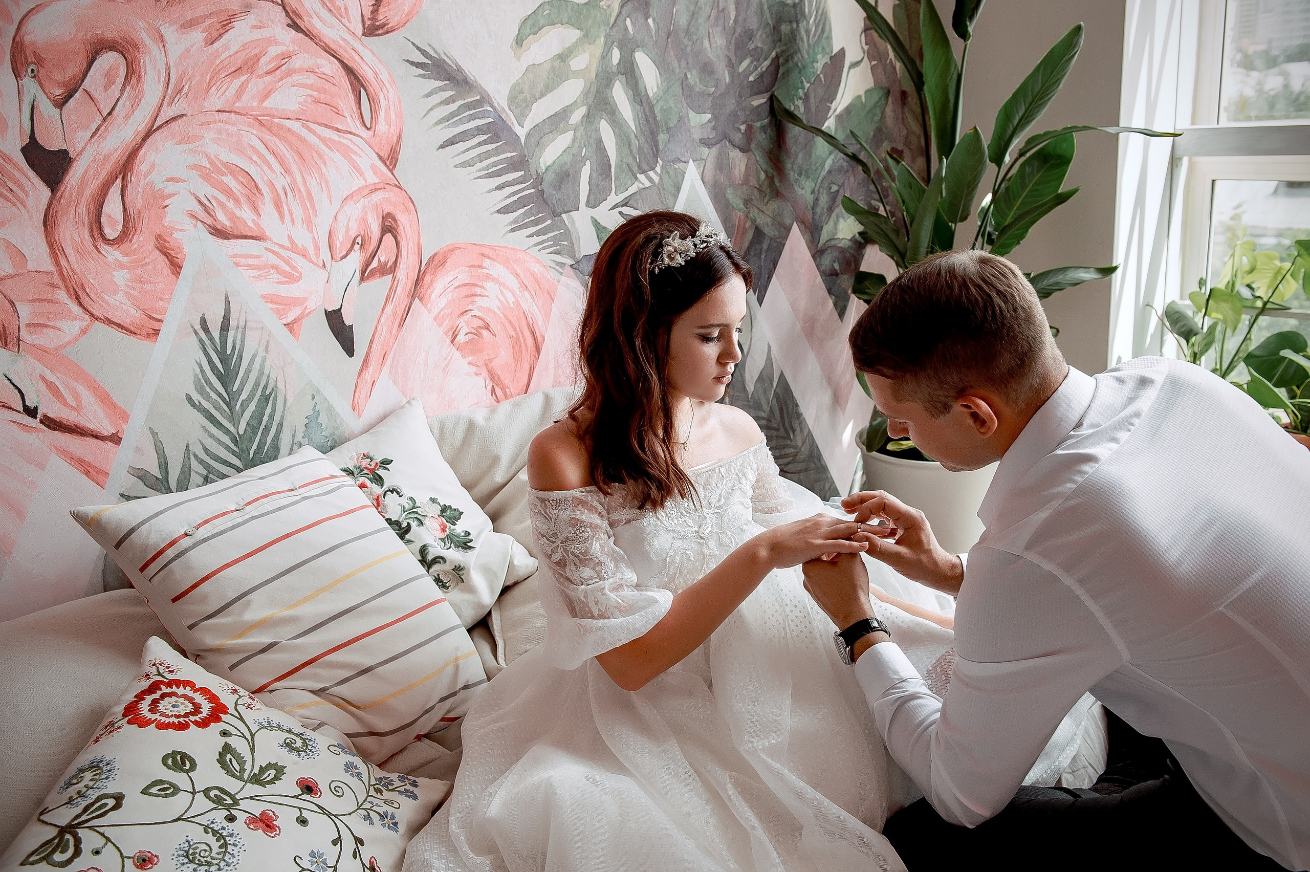 Полина и Денис, Москва — Щёлково. Свадебный и семейный фотограф Виктория Носачёва. Щелково, Москва и МО