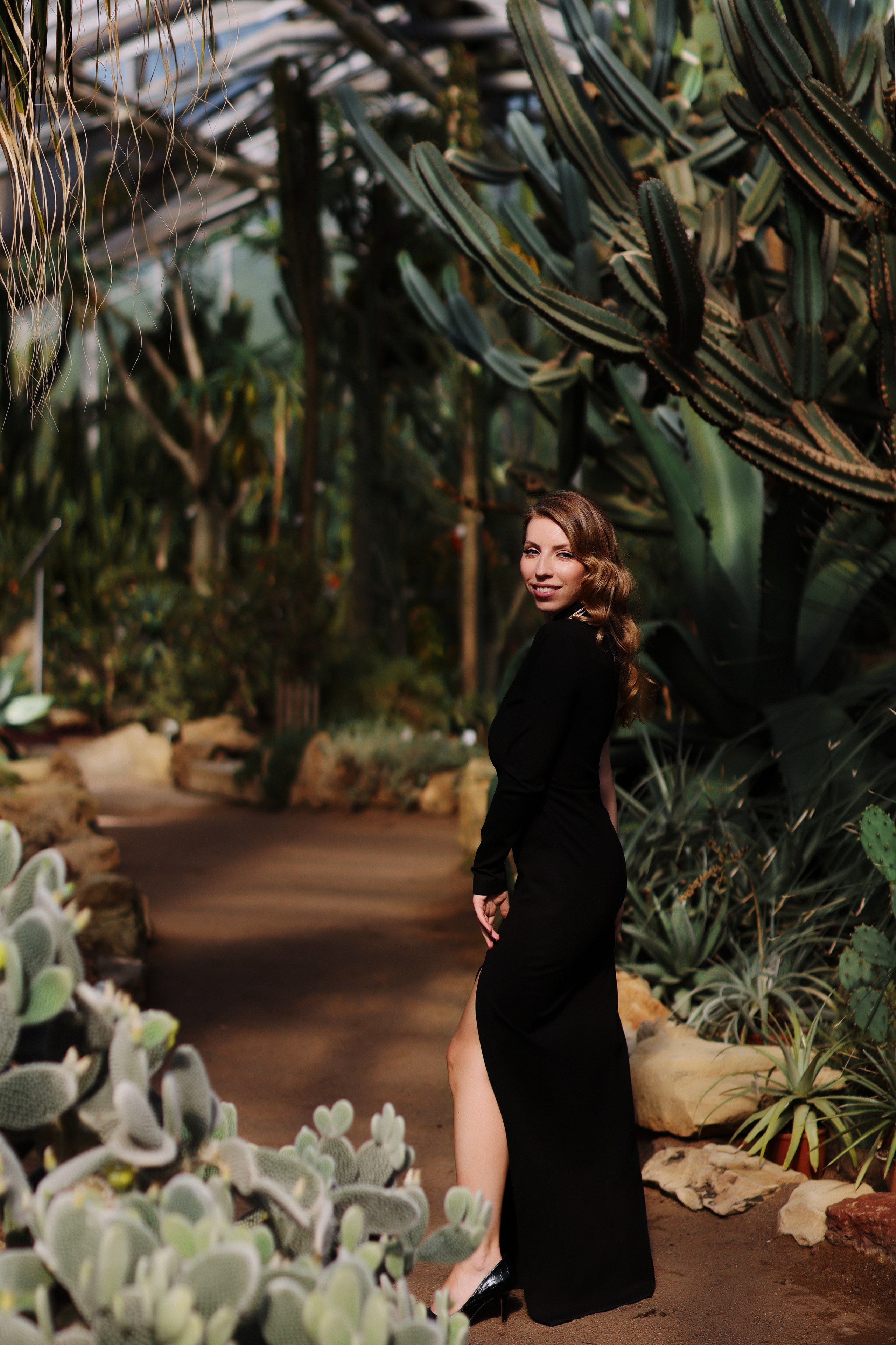 Тропическая фотосессия в Ботаническом саду. Свадебный и love story фотограф в Санкт-Петербурге (Спб) Natali Iva