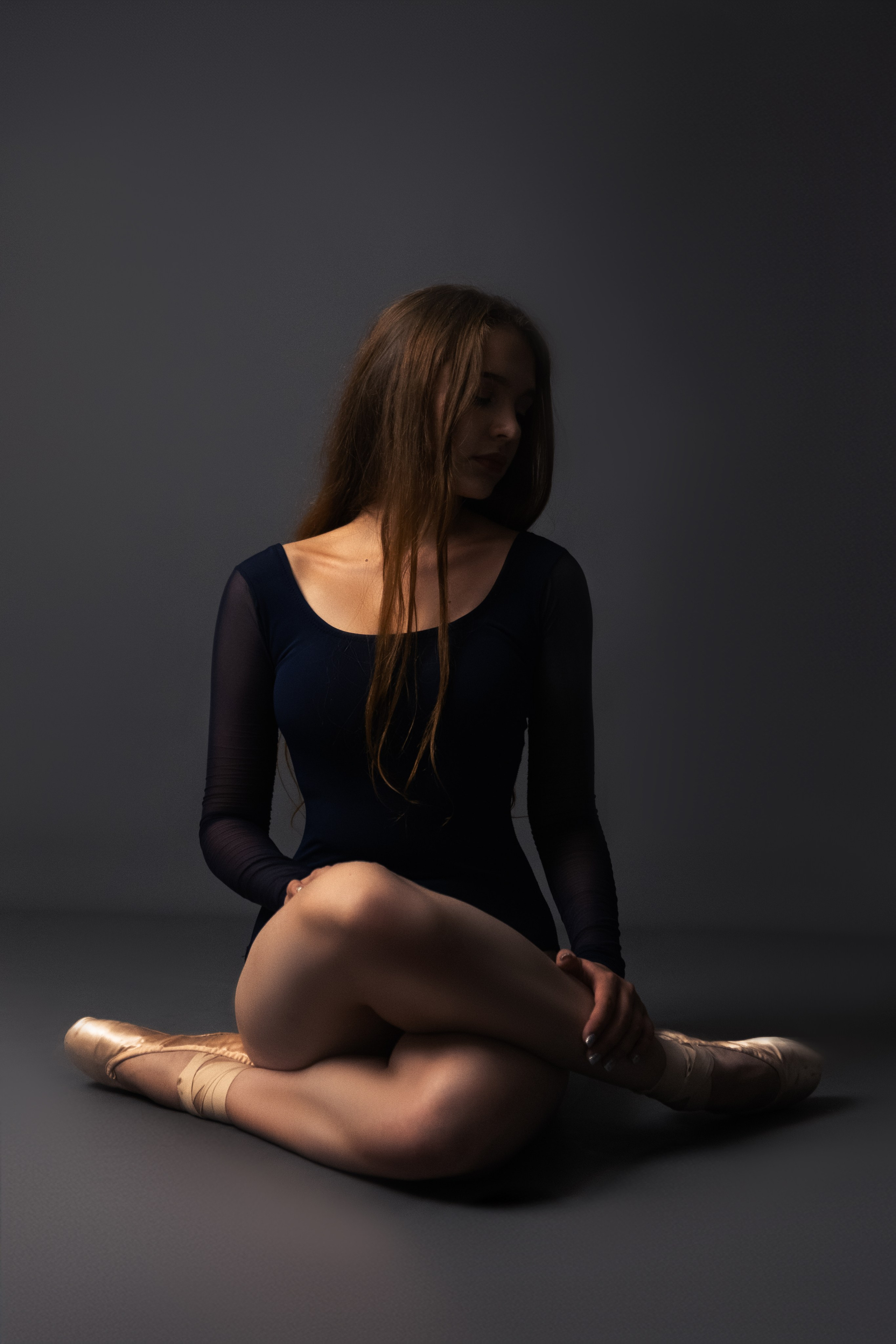 Настя в пуантах. Фотограф Коробова Екатерина