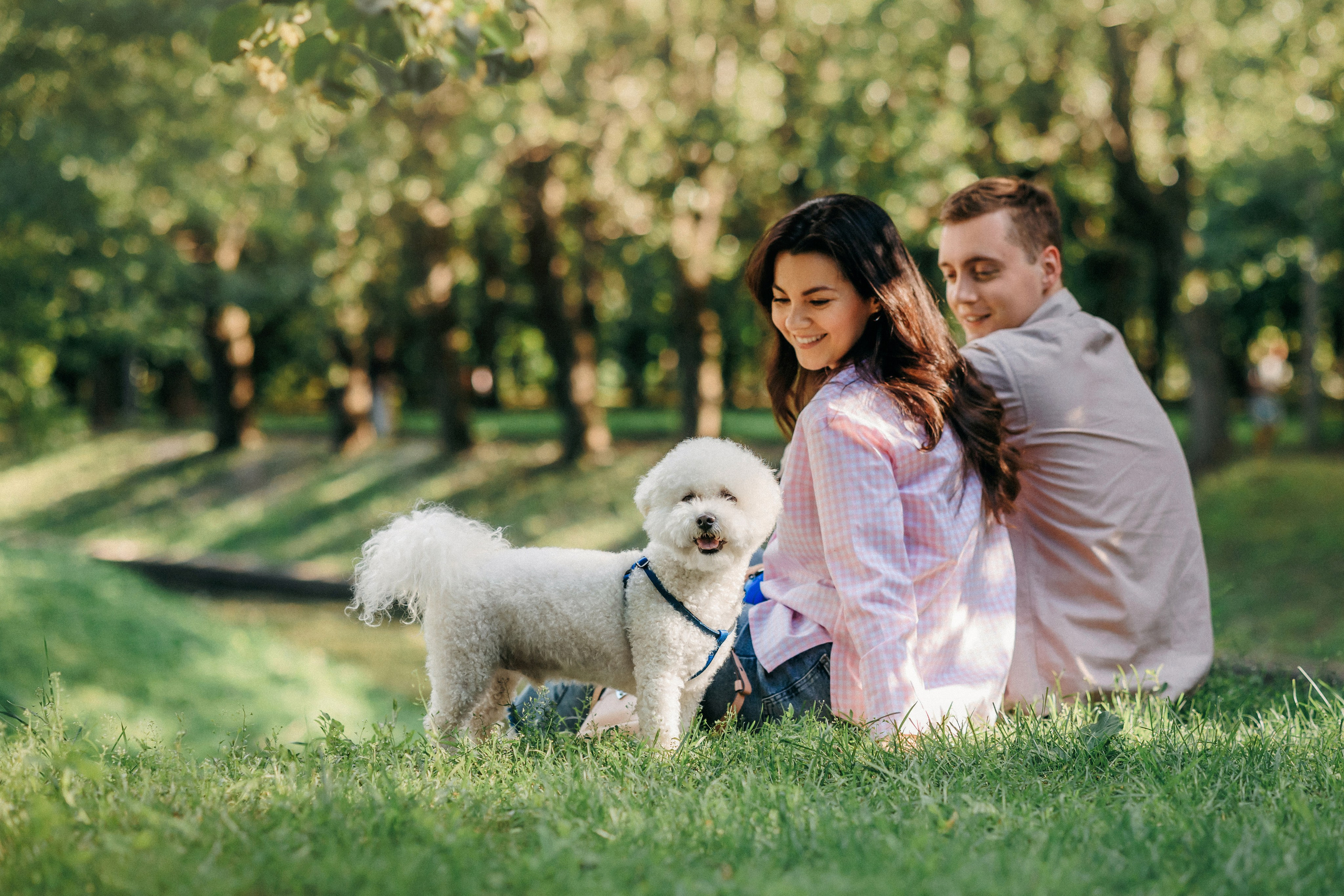Марина, Данил и Бруно. Фотограф-анималист Елена Радченко, Москва