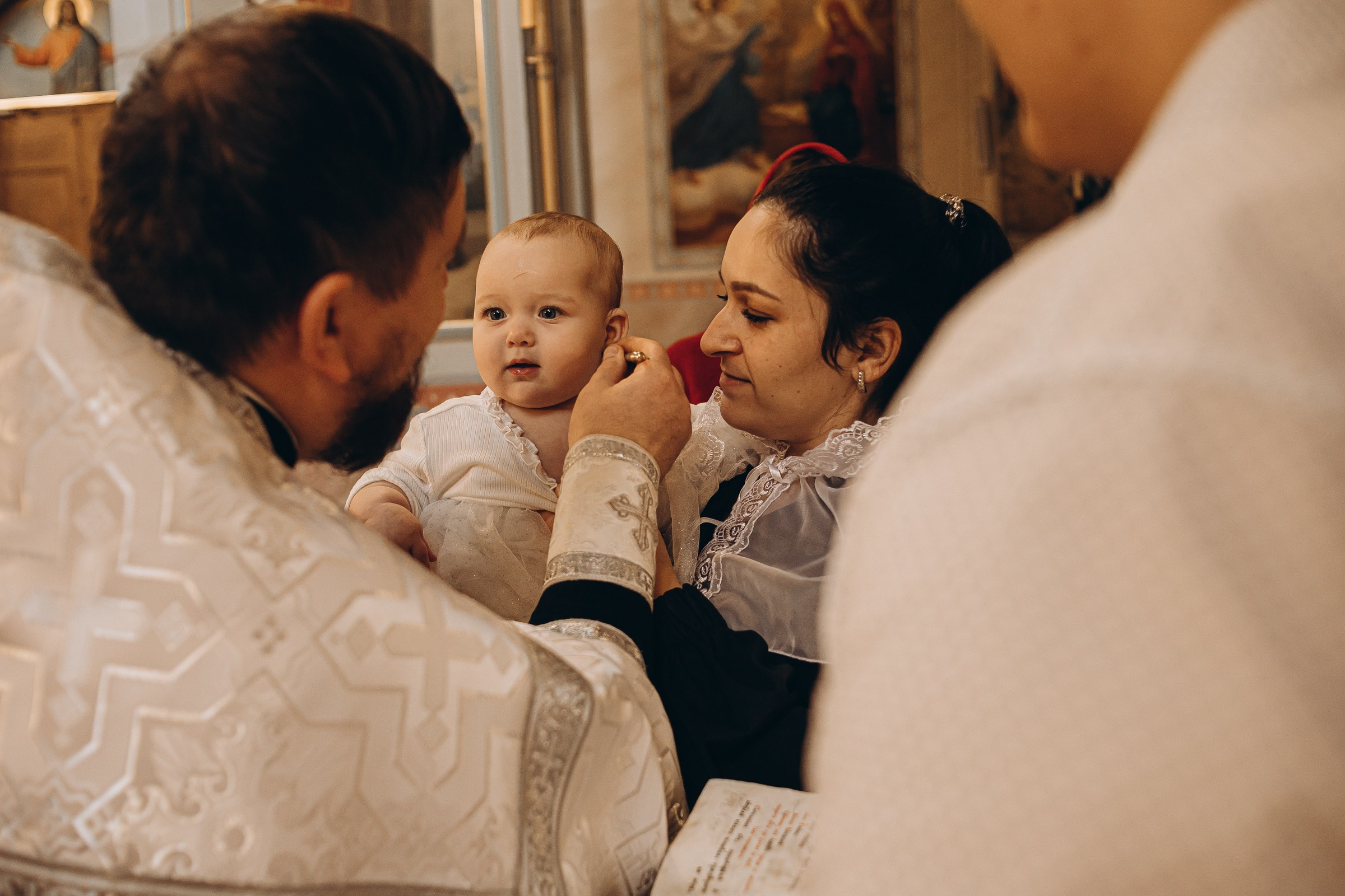 Крещение Виолетты. Семейный фотограф в Волгодонске Краченцева Анна