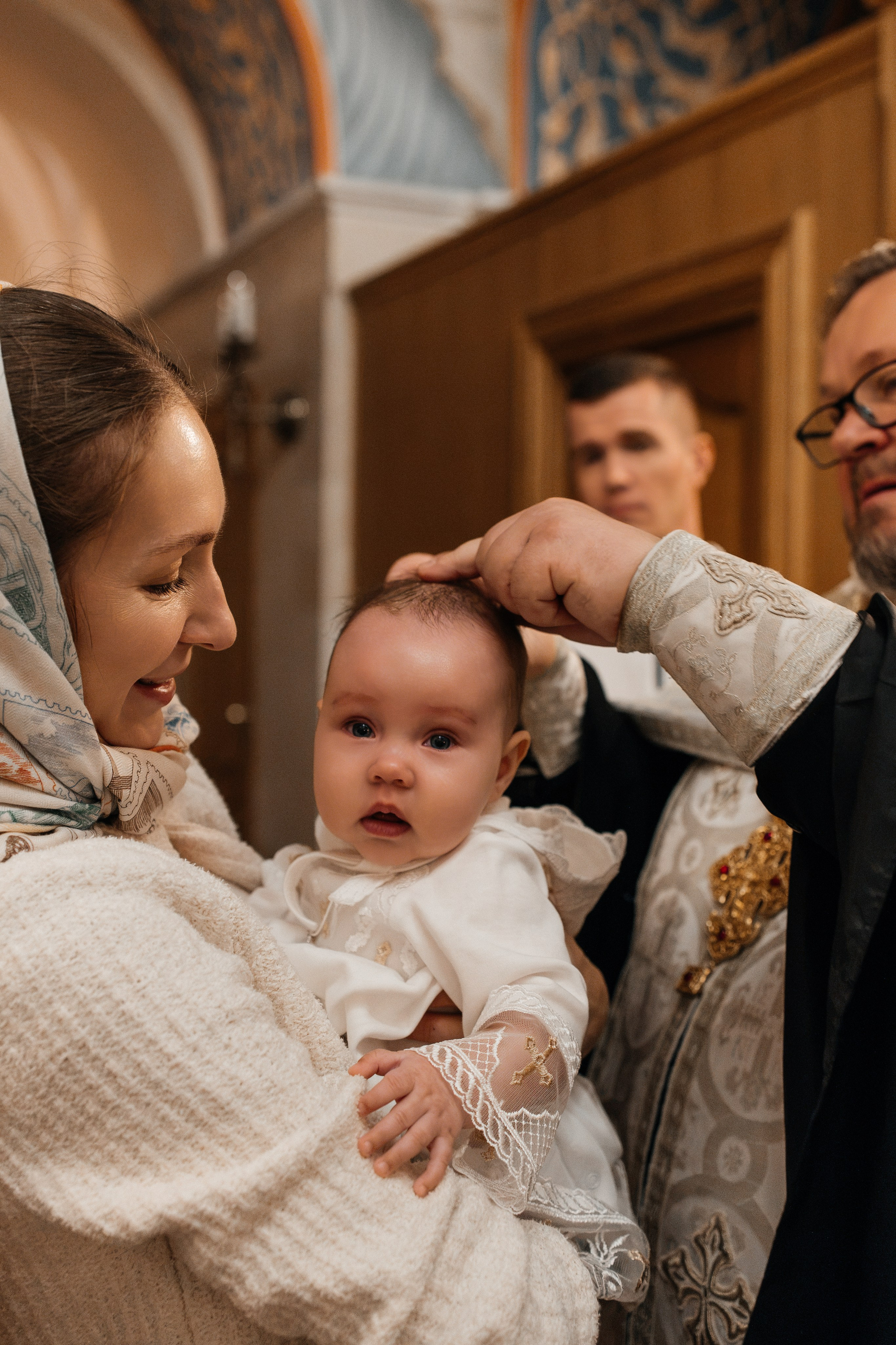 Крещение Анны. Семейный фотограф в Москве Алина Киблина