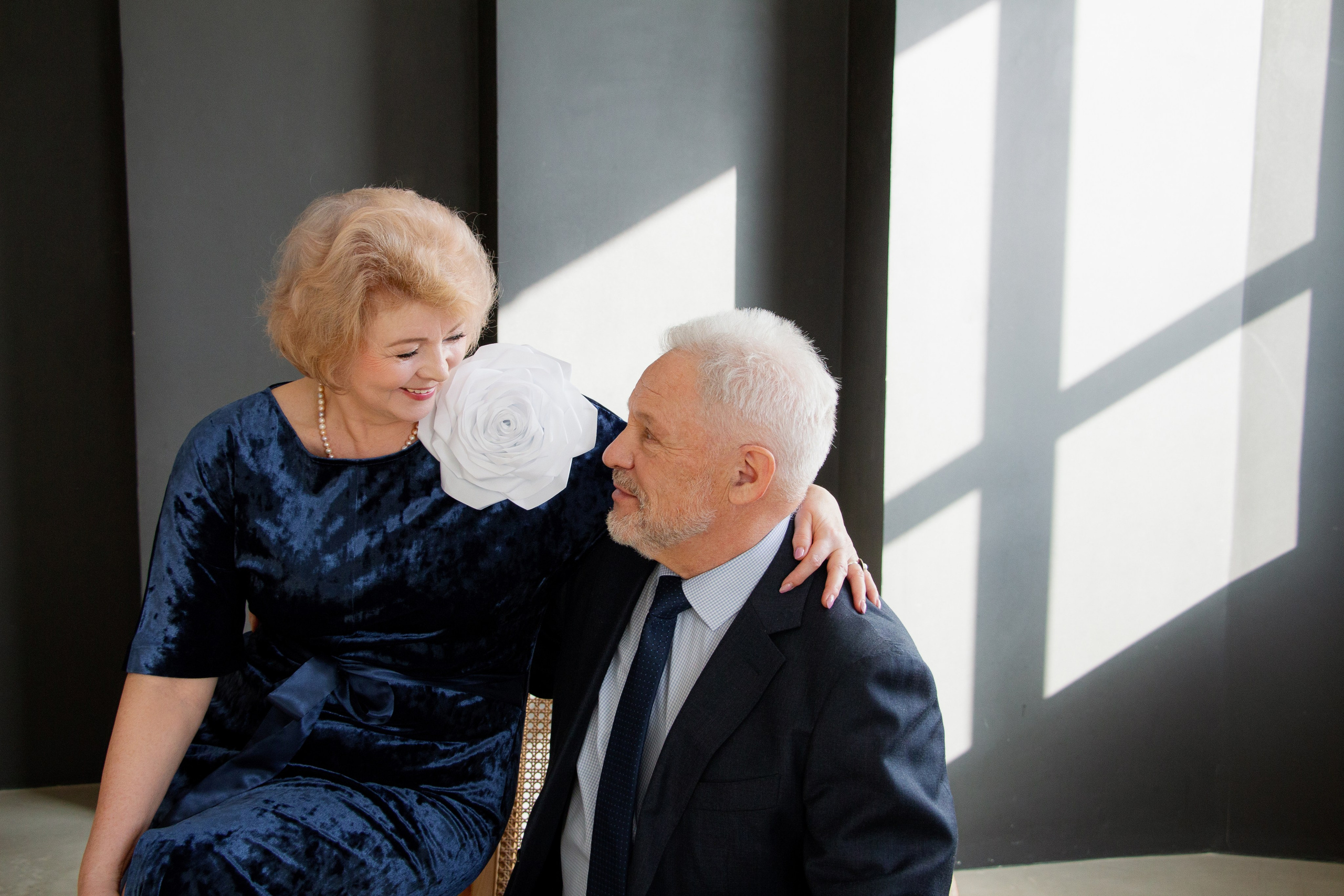 Семейная фотосессия в студии: Борис и Светлана. Фотограф в Екатеринбурге Пойгина Елена