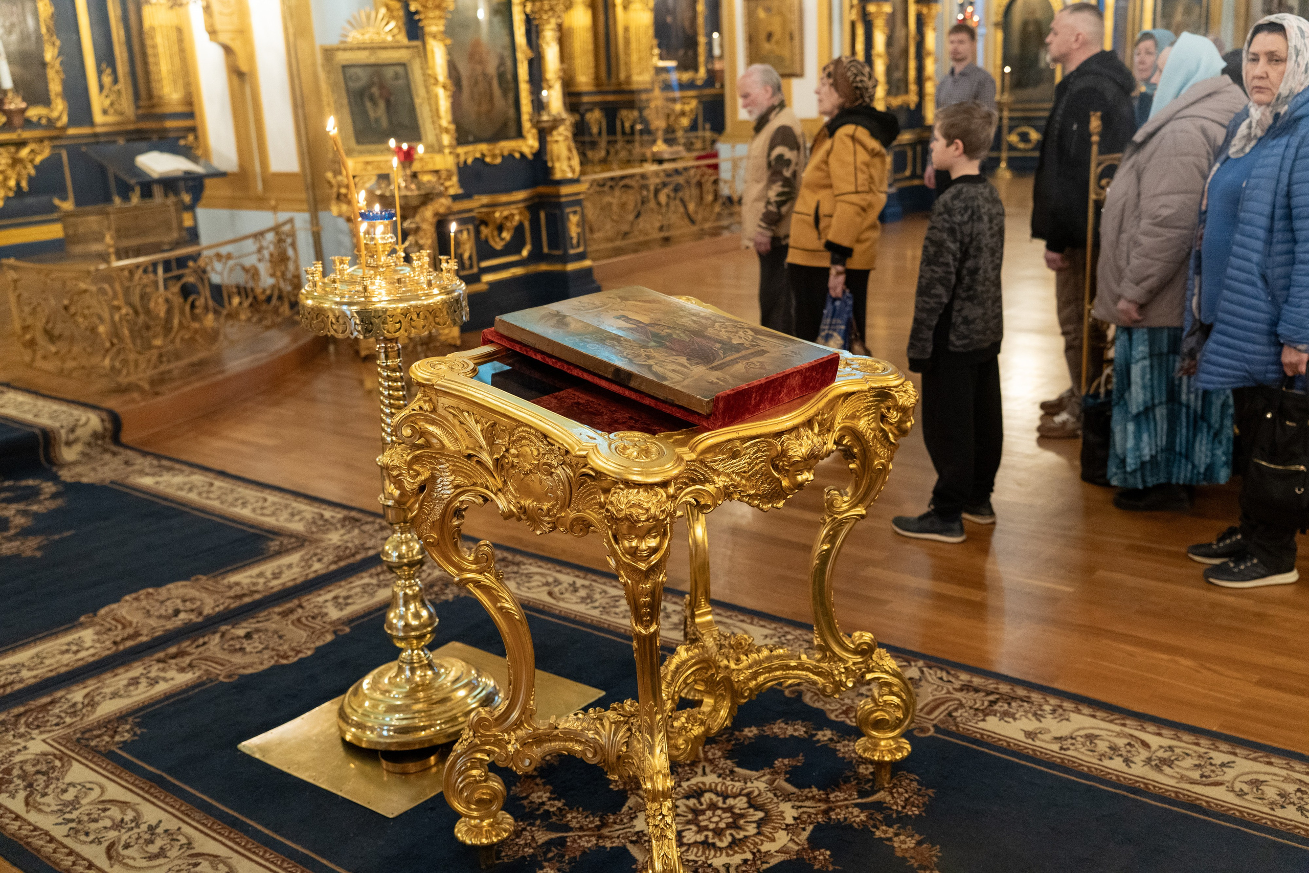 Утреня с акафистом Пресвятой Богородице. НИКОЛО-БОГОЯВЛЕНСКИЙ МОРСКОЙ СОБОР