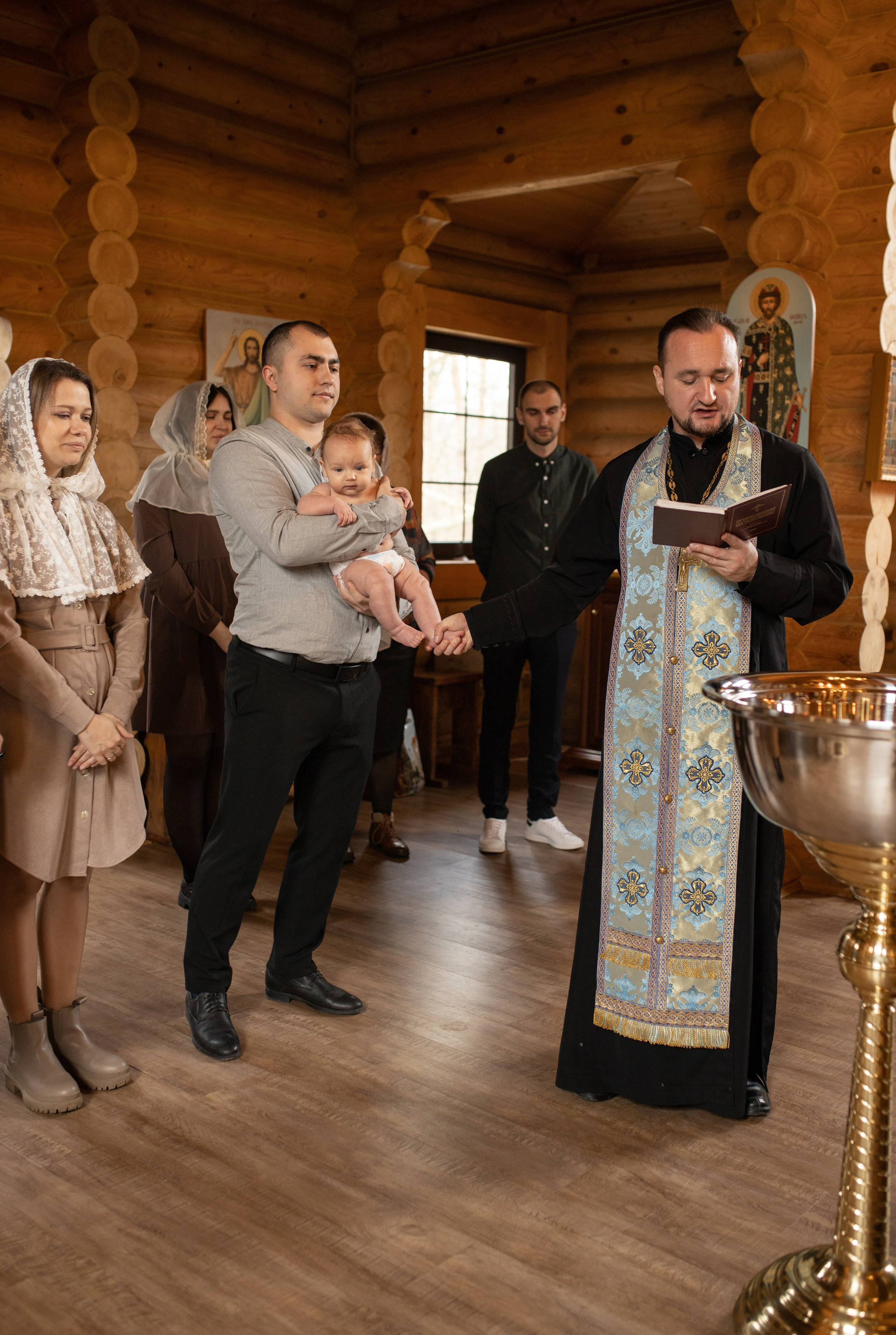 Таинство крещения Марка. Фотограф в Железнодорожном и Балашихе