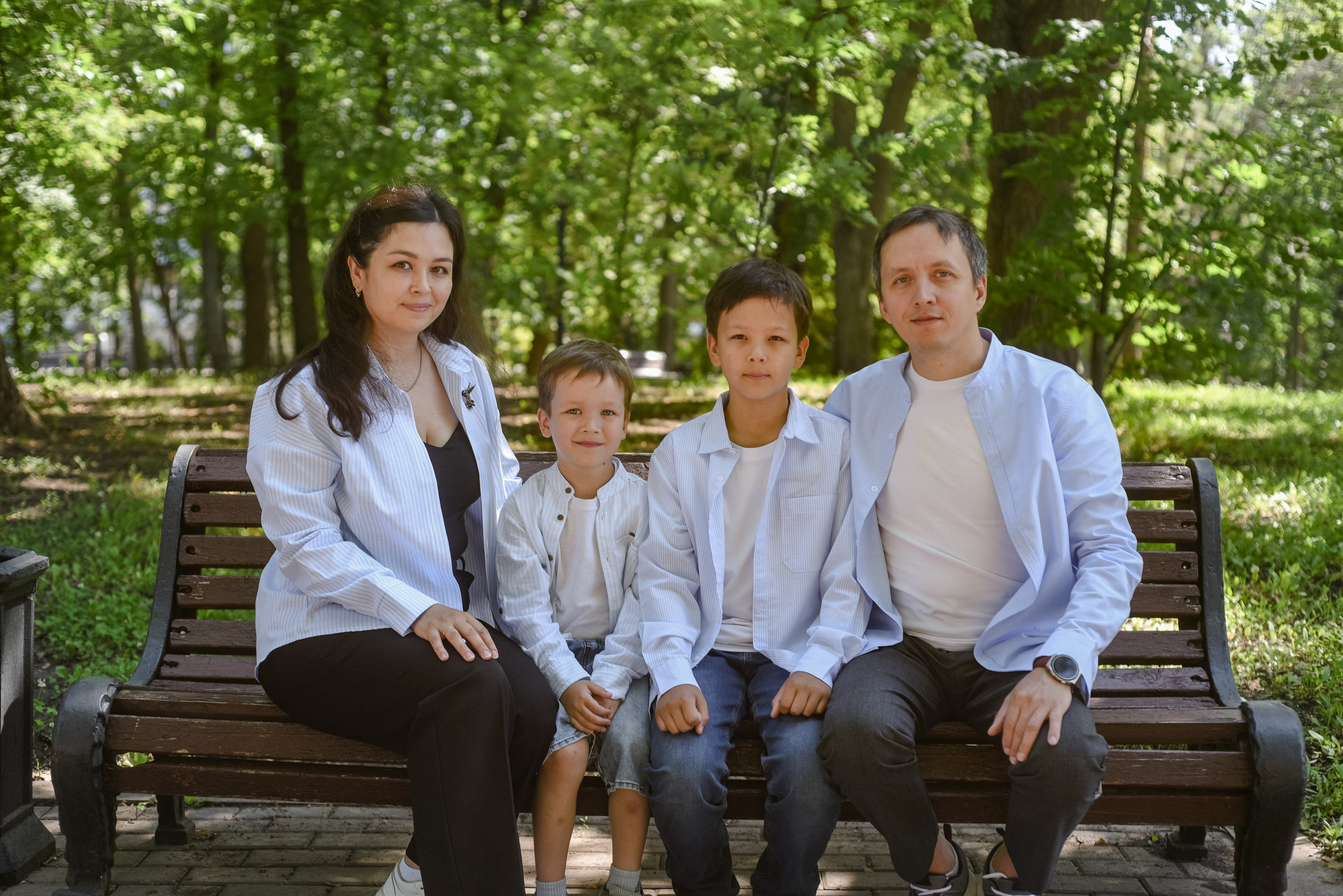 Семейная съемка в парке. Семейный и свадебный фотограф в г. Уфа Динара