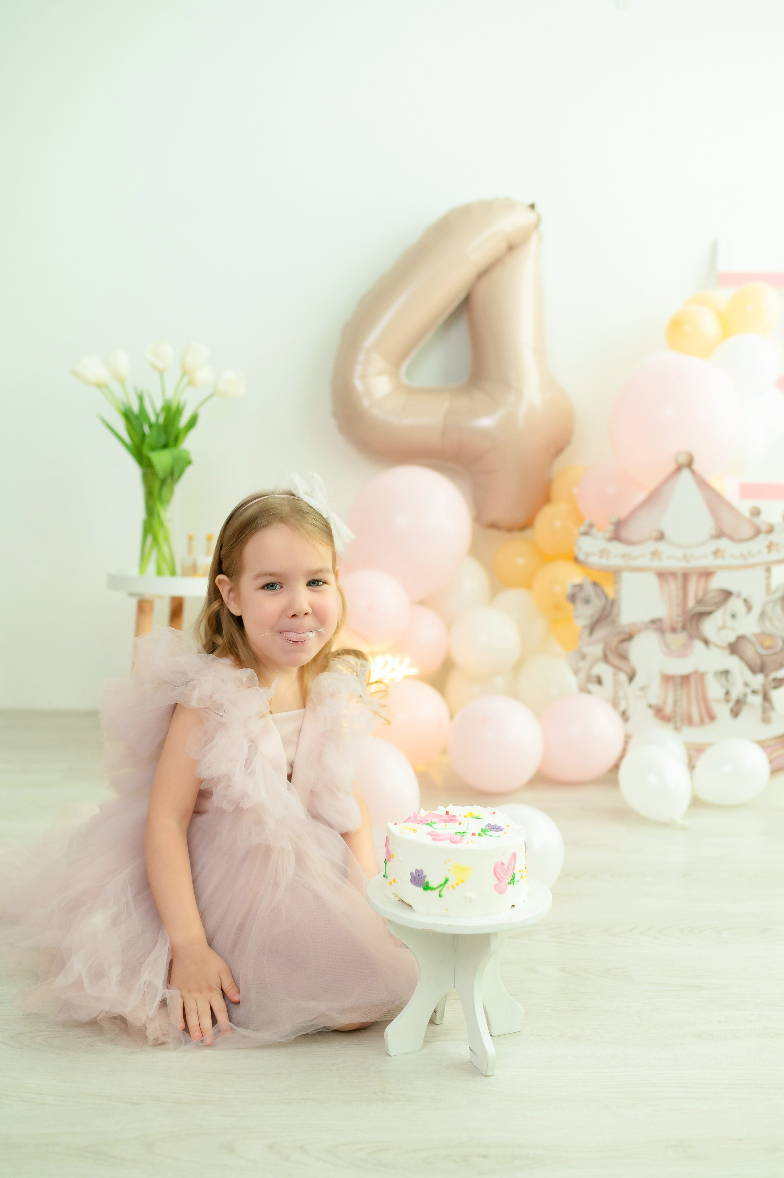 Фотосессия ко Дню Рождения! Алисе — 4 года!. Детский фотограф Ирина Глебова
