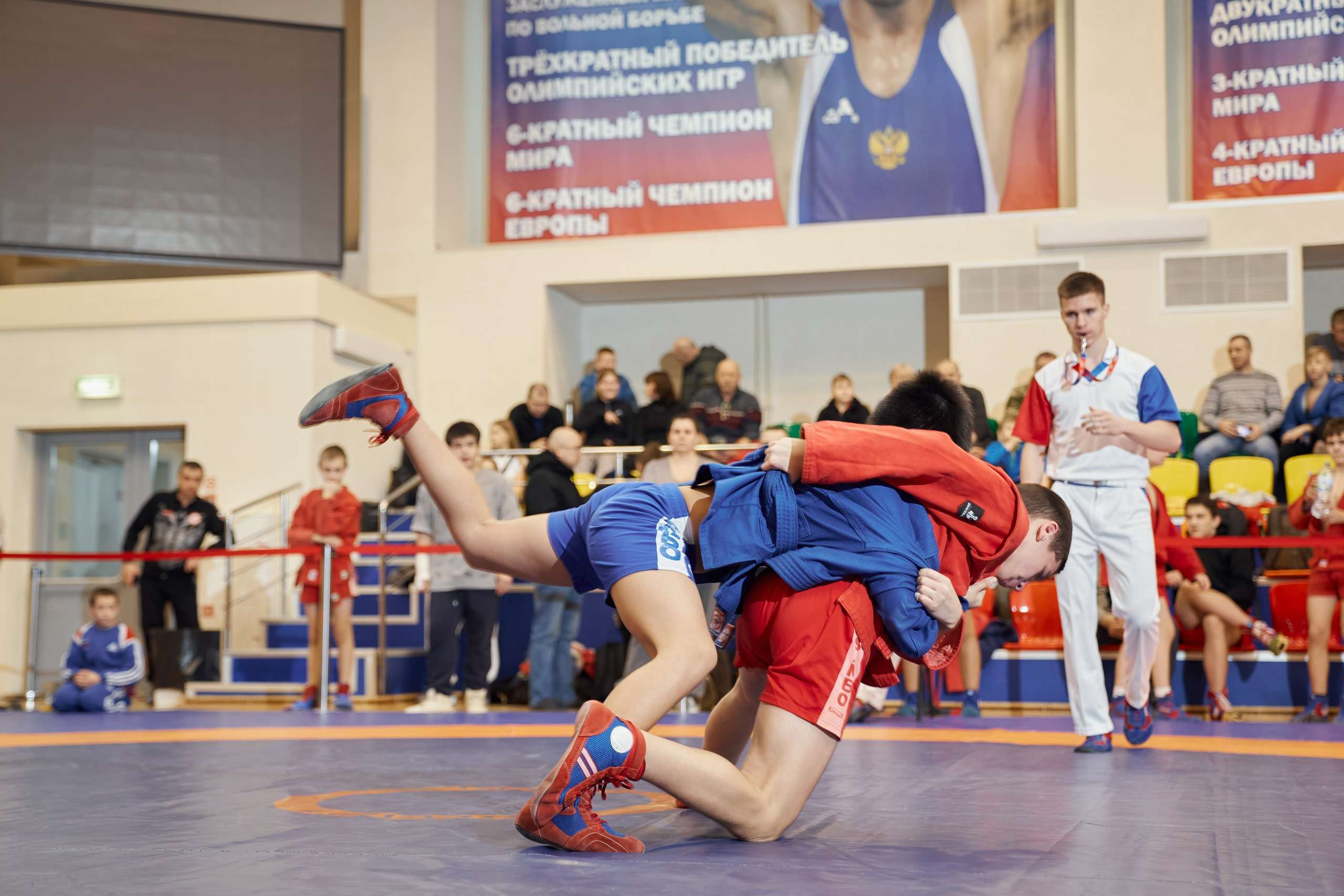 Чемпионат по самбо в Мытищах среди юношей — 2025 год