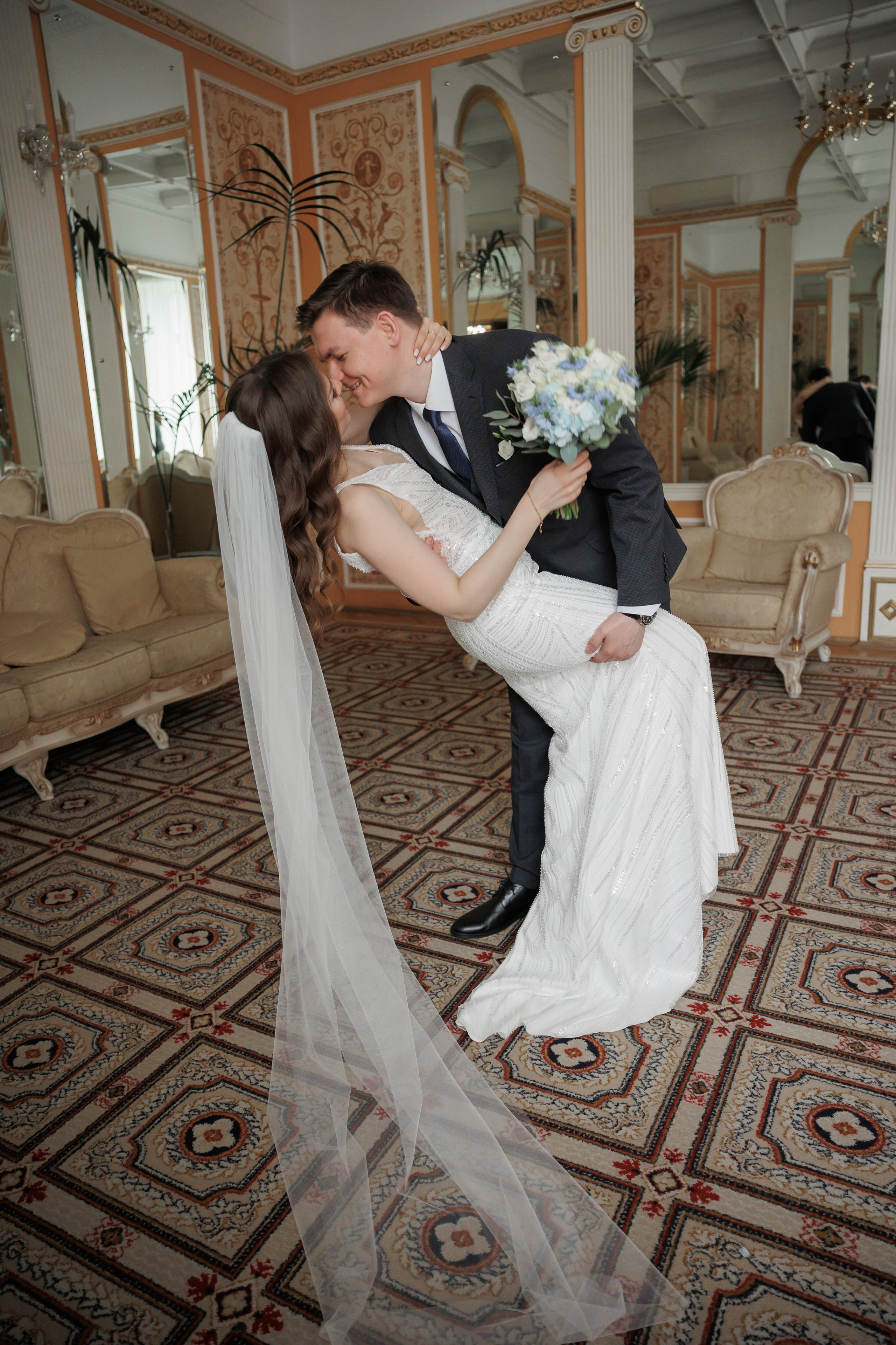 Даша и Дима, Грибоедовский ЗАГС. Свадебный и репортажный фотограф (Москва, Королев и другие)