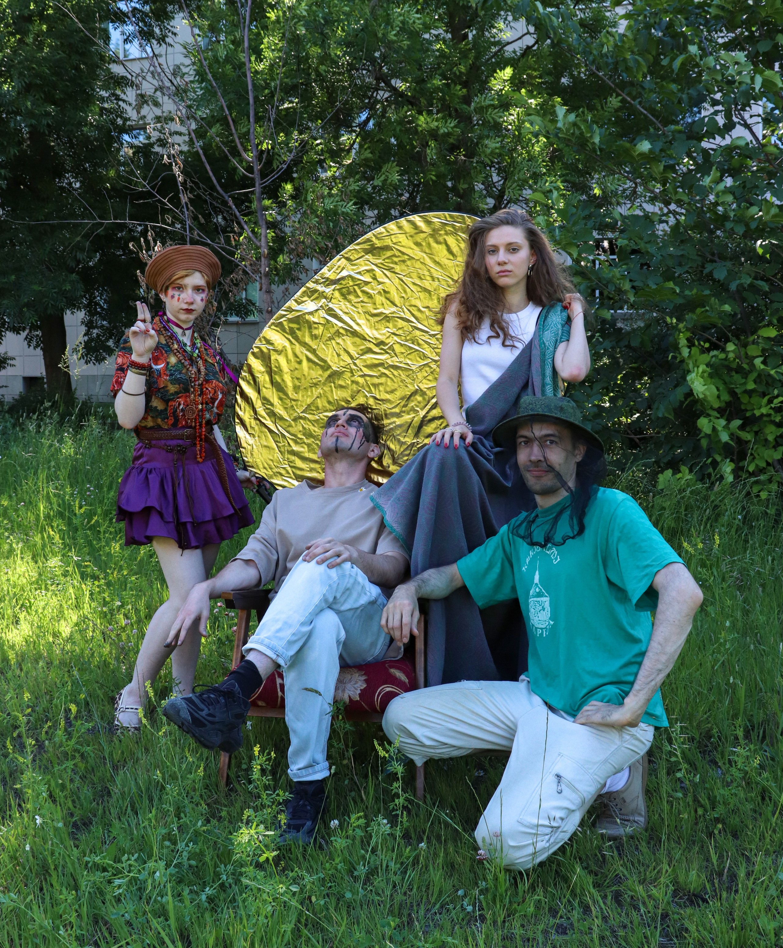 Модная съёмка во дворе. Ивентный фотограф в Санкт-Петербурге Олег Комков