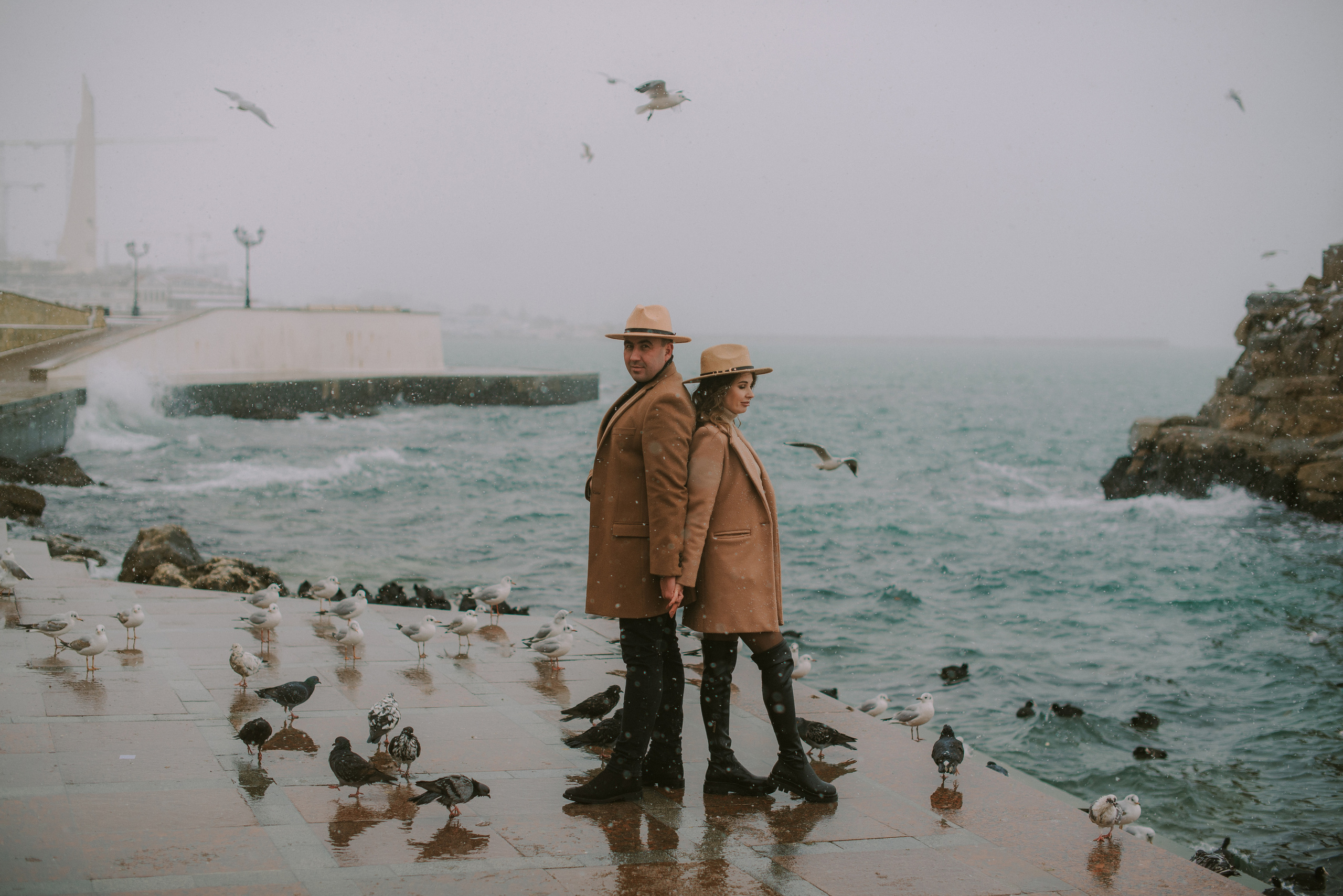 Зимний Севастополь для двоих. Свадебный, женский, семейный фотограф в Севастополе Юлия Мошенко