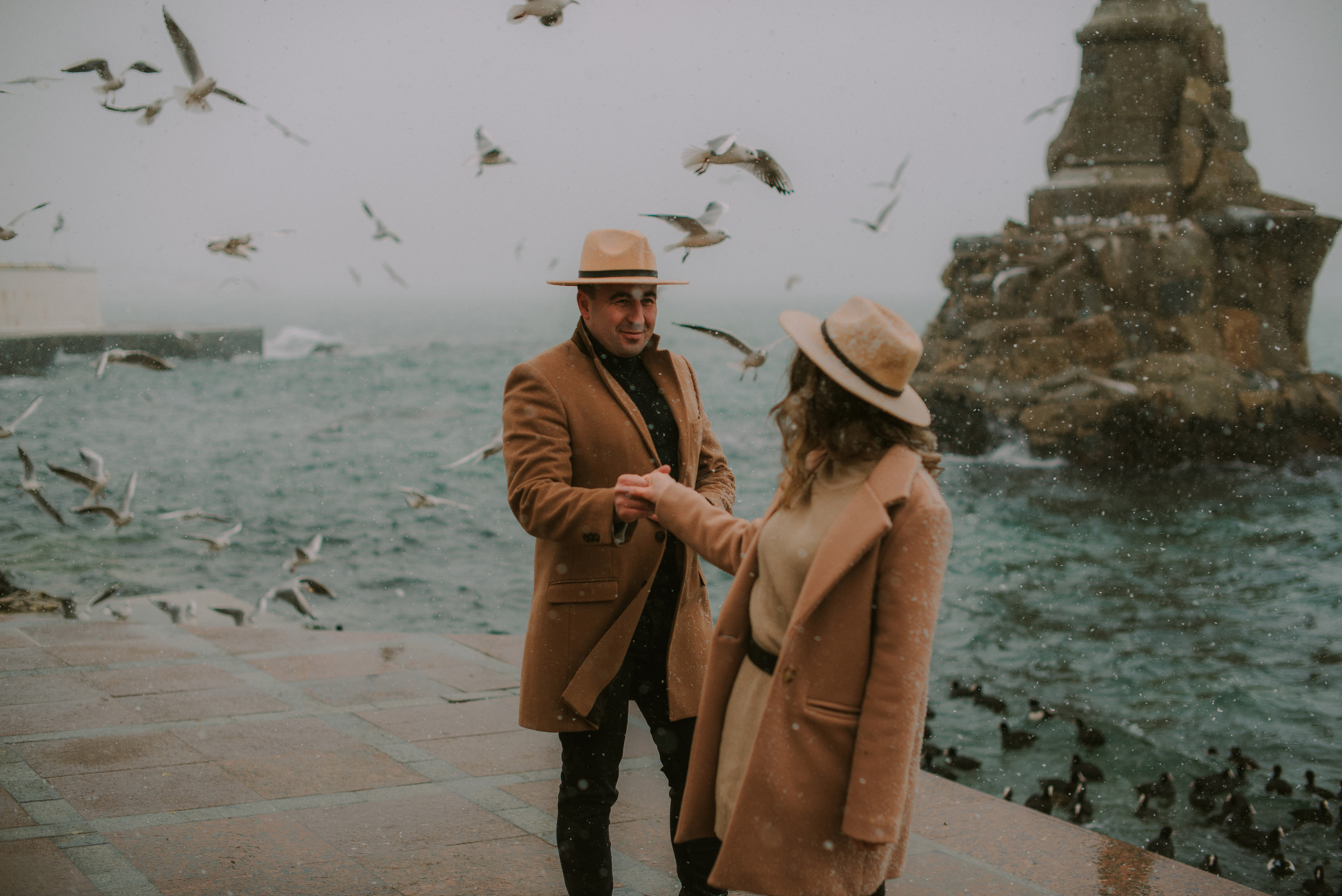 Зимний Севастополь для двоих. Свадебный, женский, семейный фотограф в Севастополе Юлия Мошенко