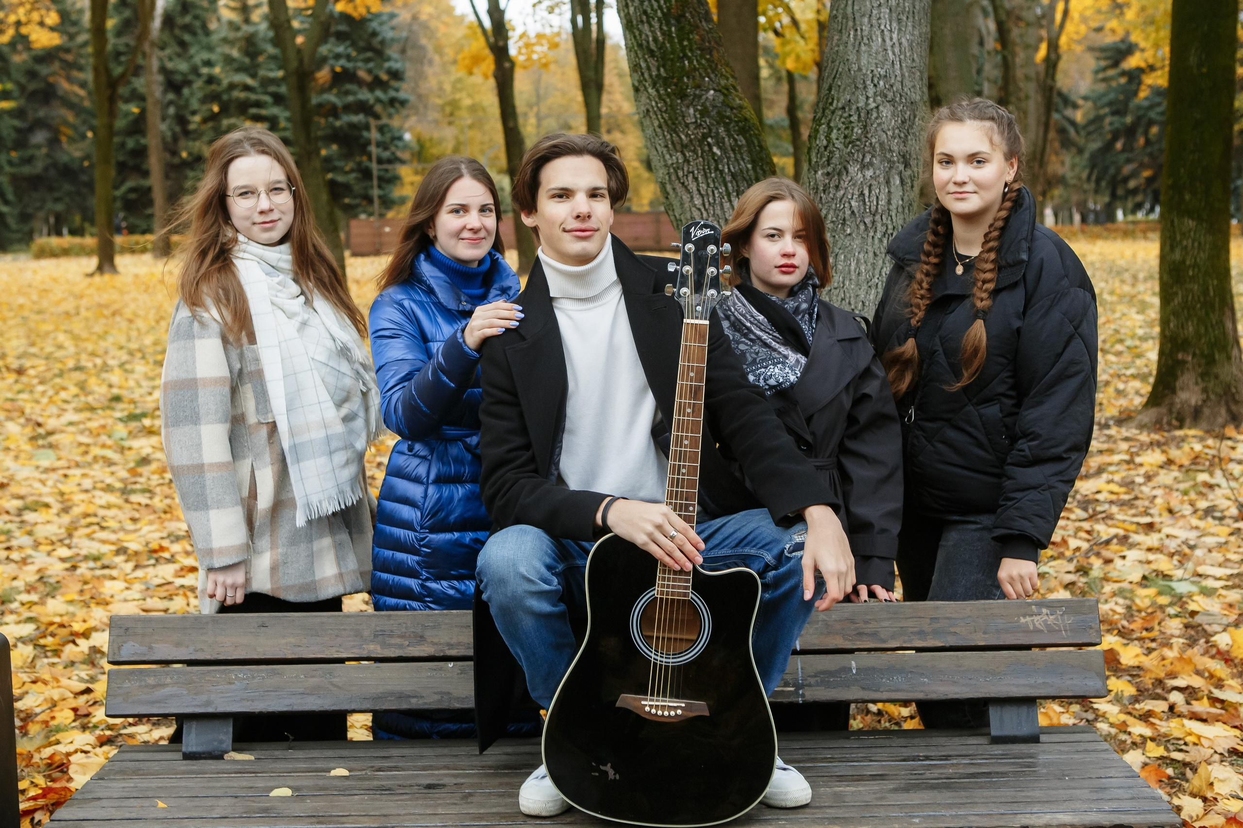 Осень Гимназия 12 11 В 2023 г. Свадебный и портретный Фотограф в Липецке Дмитрий Котюков