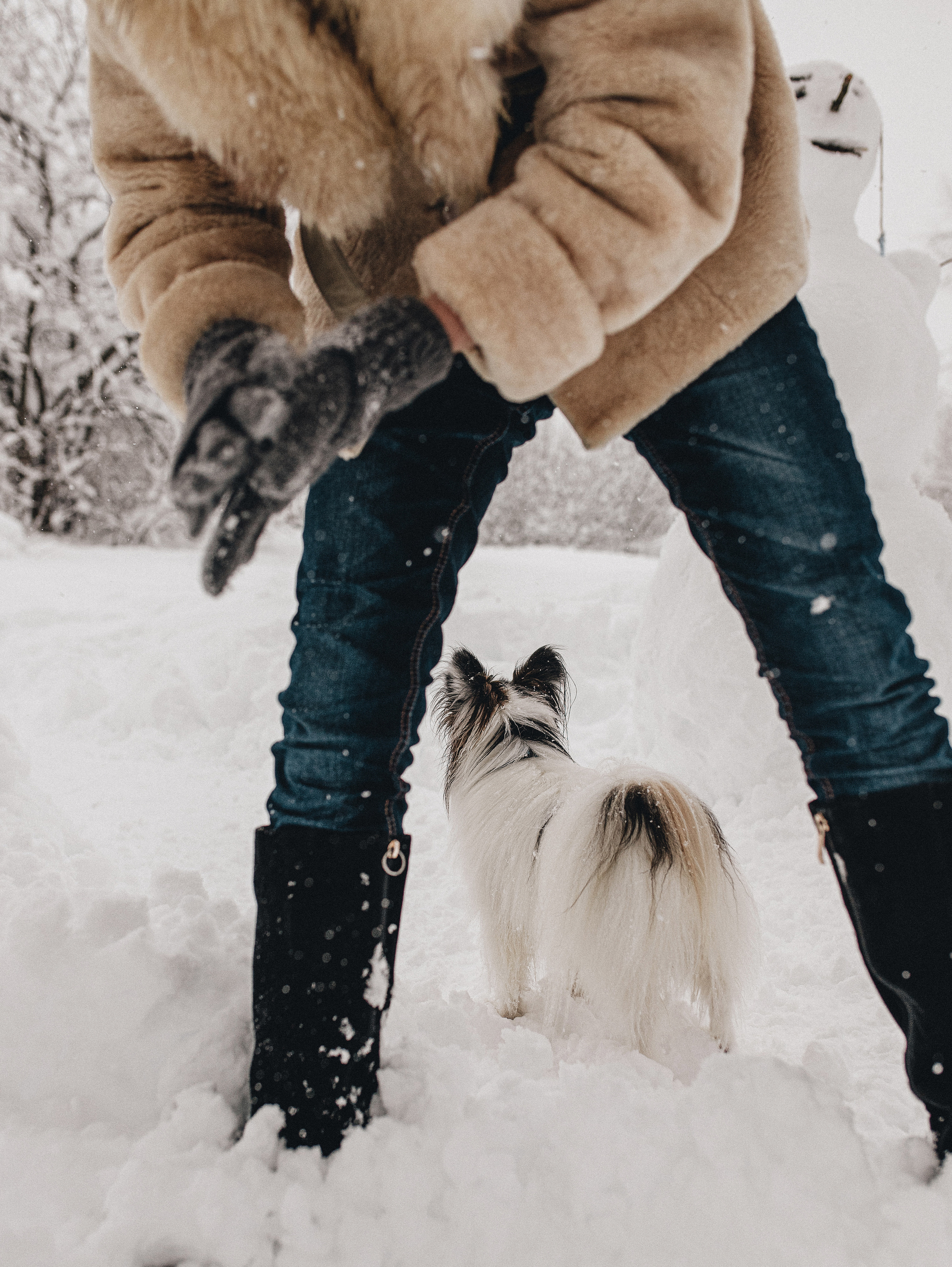 Зима, Пушкин и Ира. Фотограф в Краснодаре Алена Соколовская