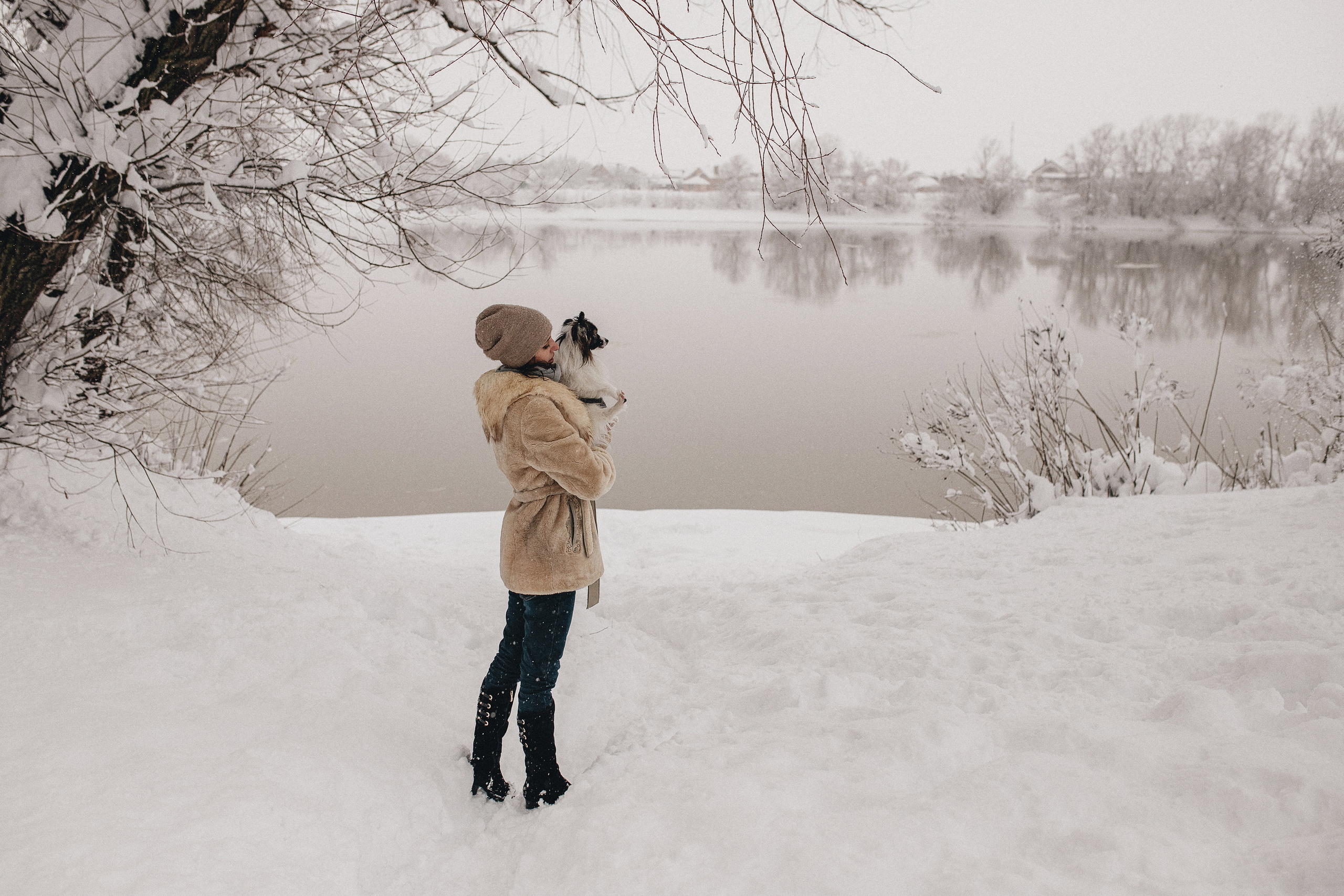 Зима, Пушкин и Ира. Фотограф в Краснодаре Алена Соколовская