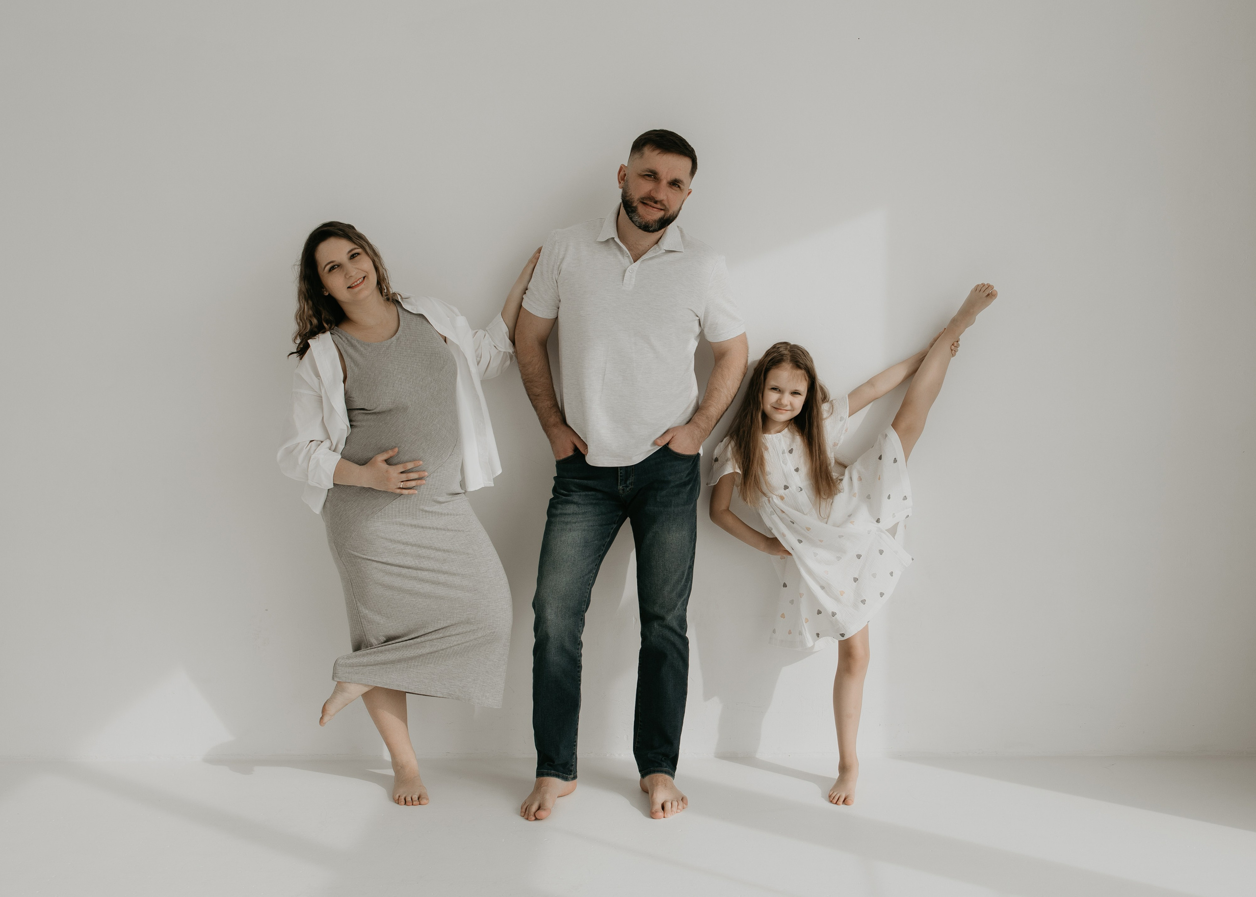 Наталья & Владимир и дочь Ульяна. Семейный фотограф в г. Бийске Тукужукова Марина