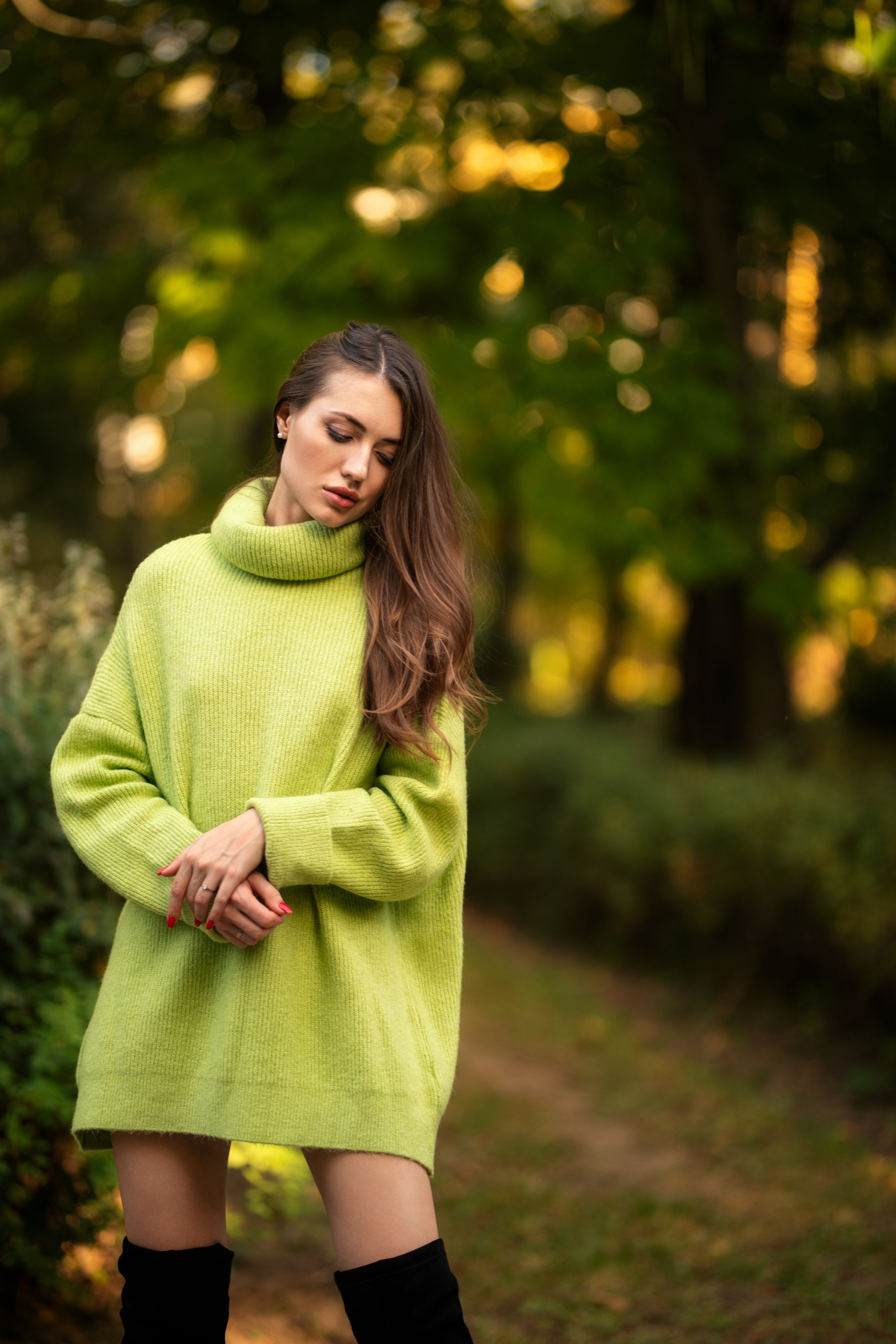 Осенняя съемка с Анастасией в парке в формате для «себя»