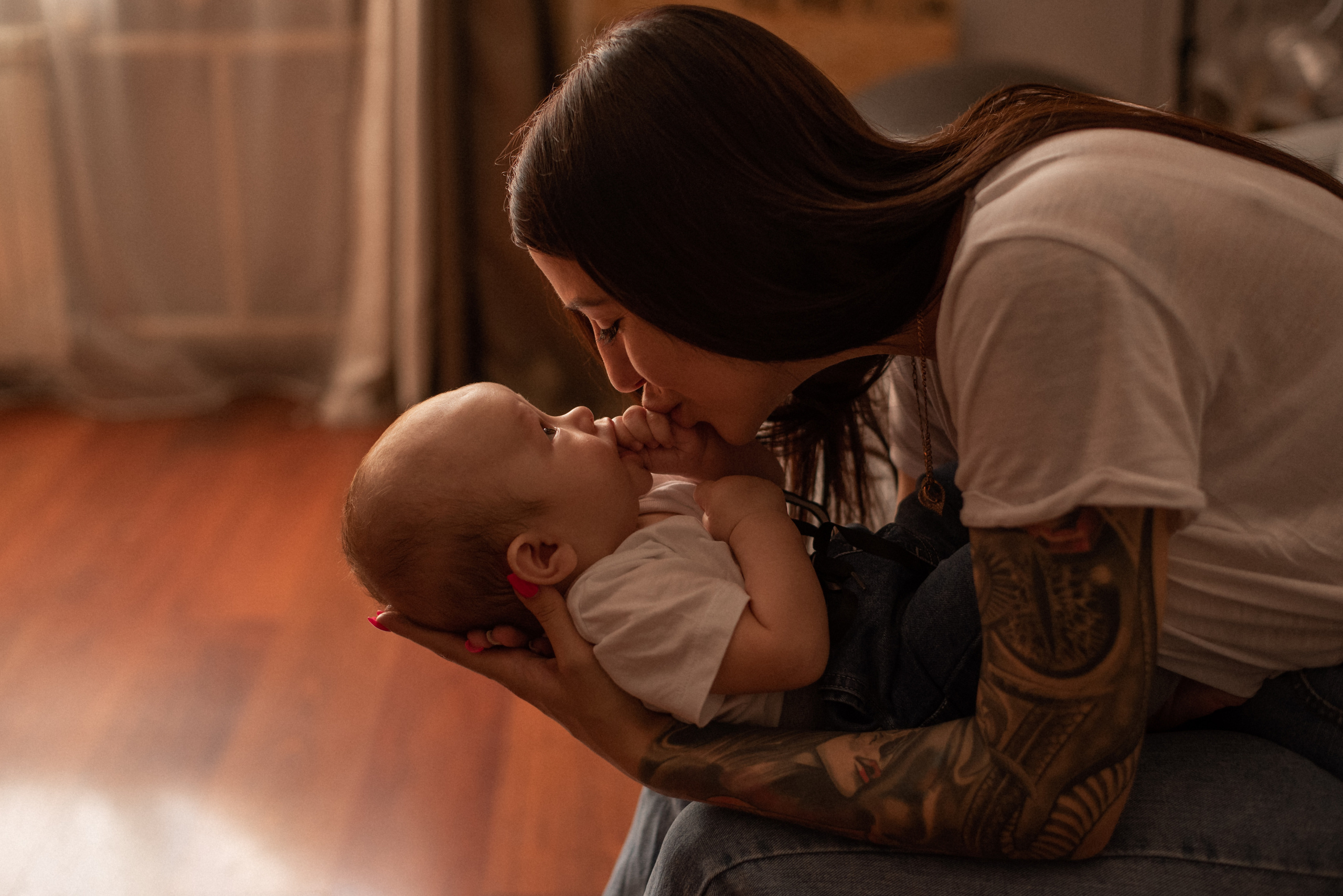 Малыш Мирон с родителями. Фотограф  Потапова Анна