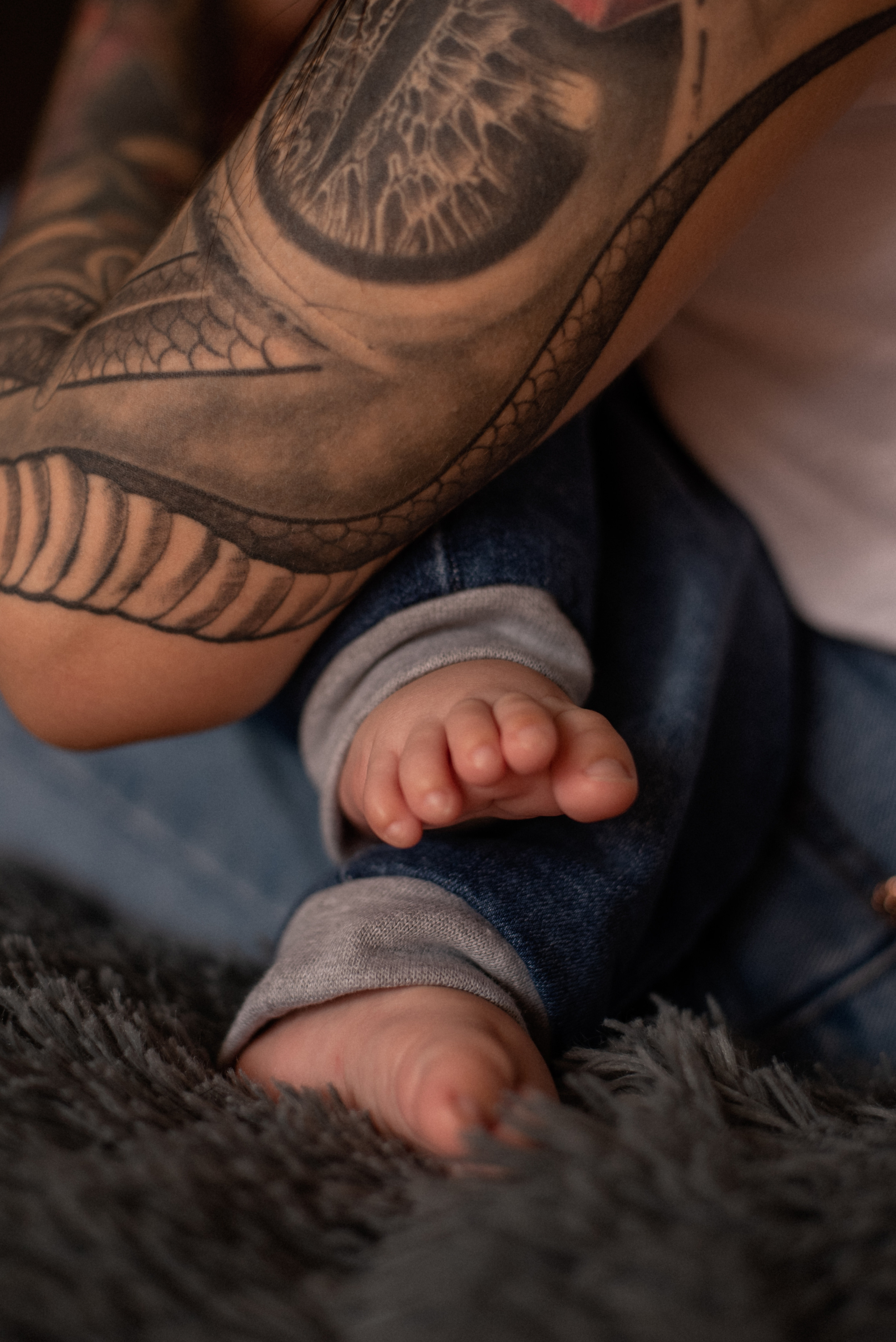 Малыш Мирон с родителями. Фотограф  Потапова Анна