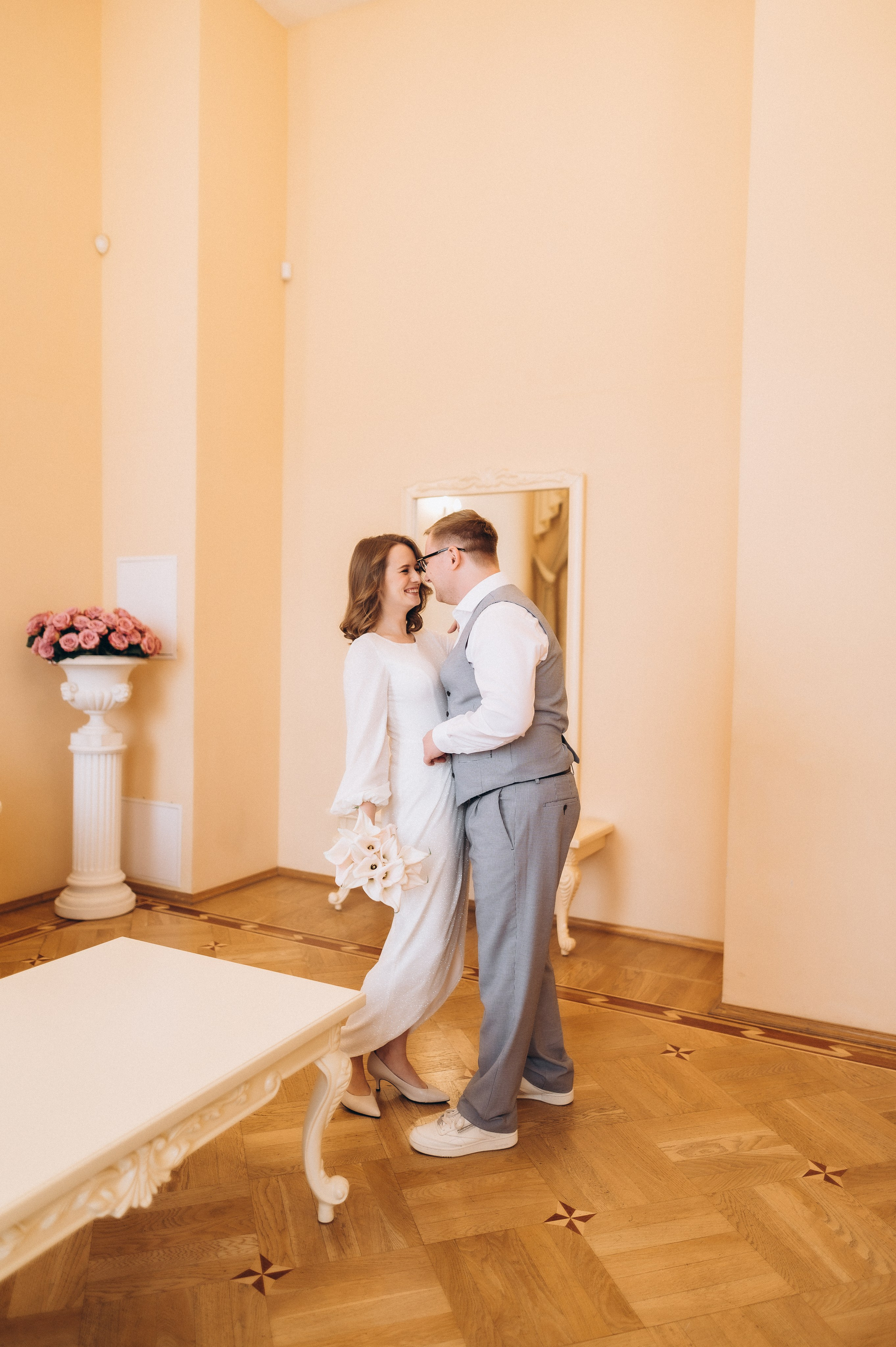 Загс+Оранжерея (камерная свадьба). Фотограф ПИТЕР СПБ Надежда Баранова