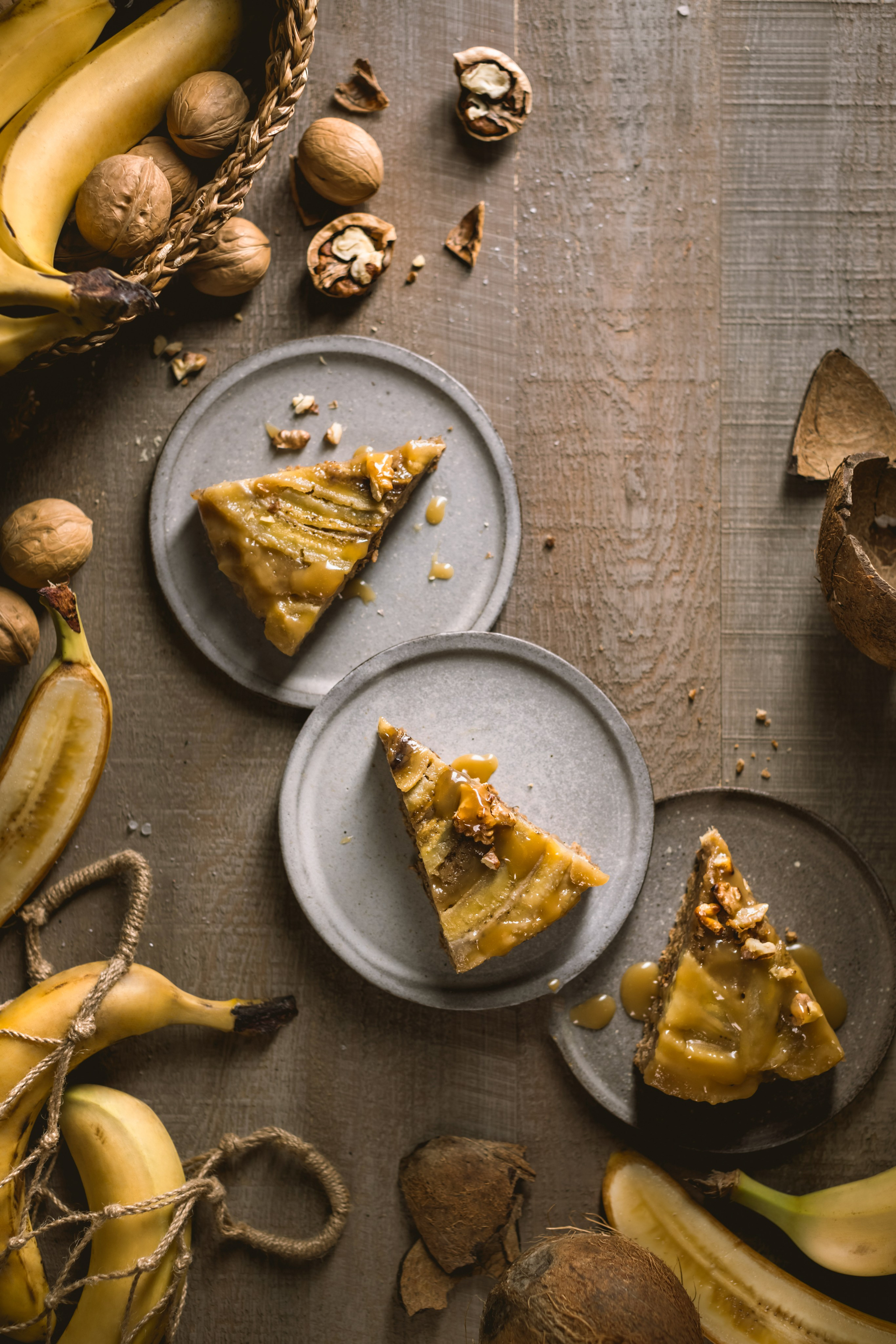 Банановый пай. Foodie Stories (гастрономические истории) рекламная фуд-фотосъёмка, Москва