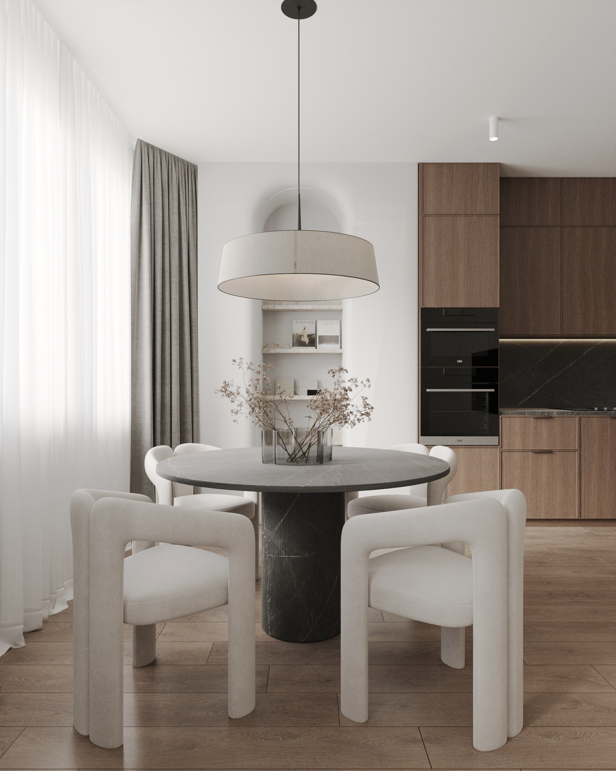 Дизайн-проект ЖК «Екатеринодар». Дизайн интерьеров, 3D визуализации