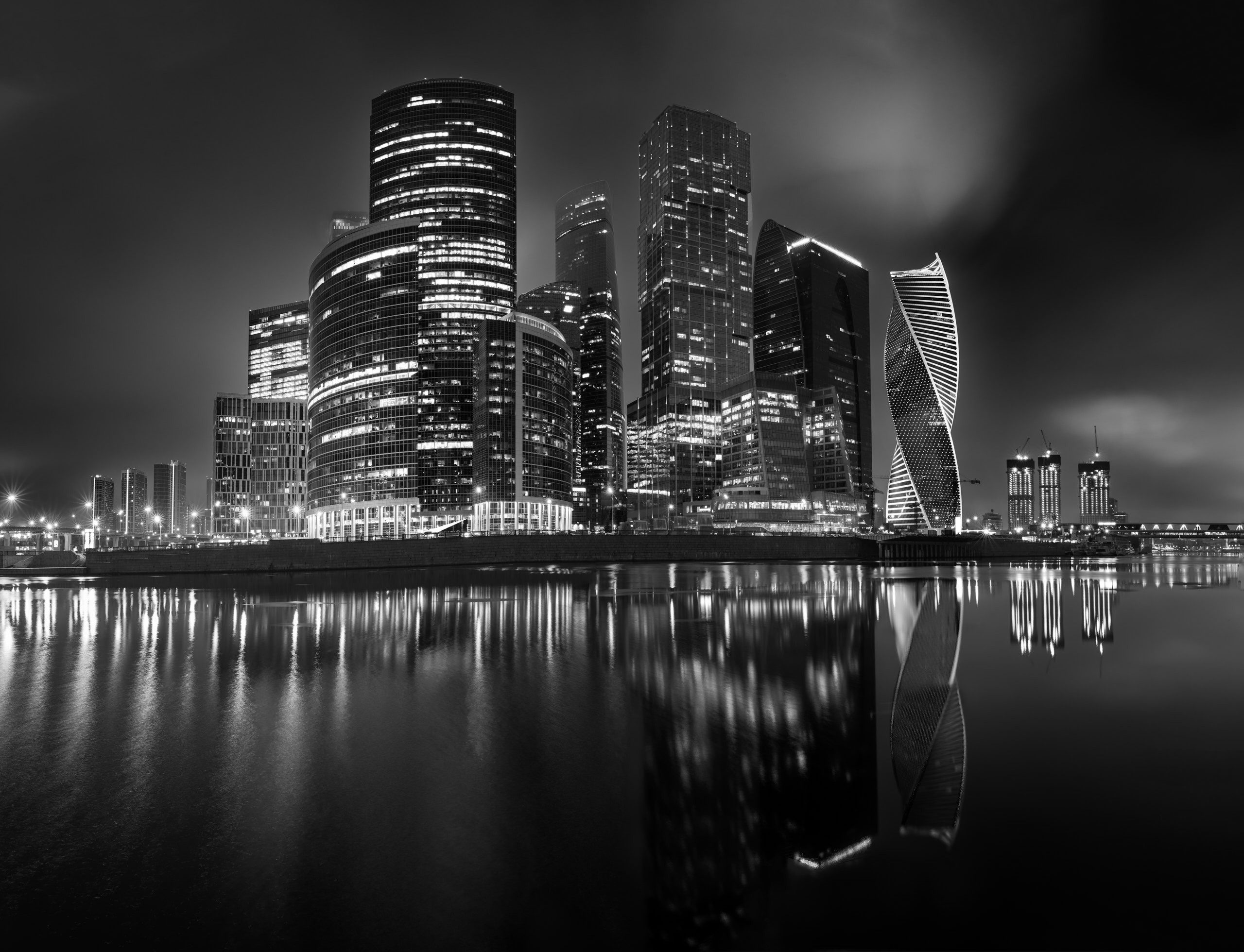 Панорама Москва-сити. Артфото. FineArt Photography