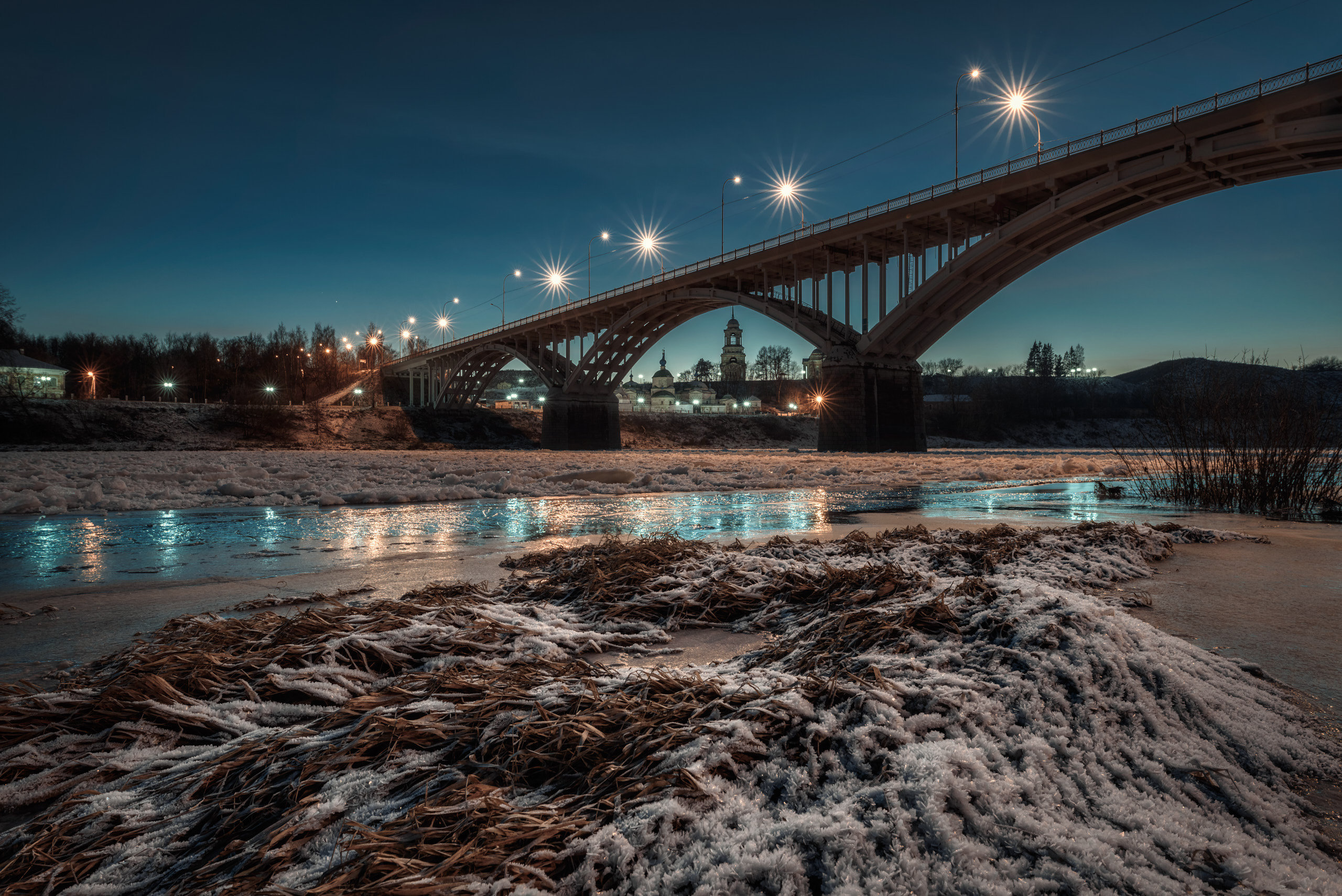 Старицкий мост через Волгу в Старице. фотограф Андрей Баскевич