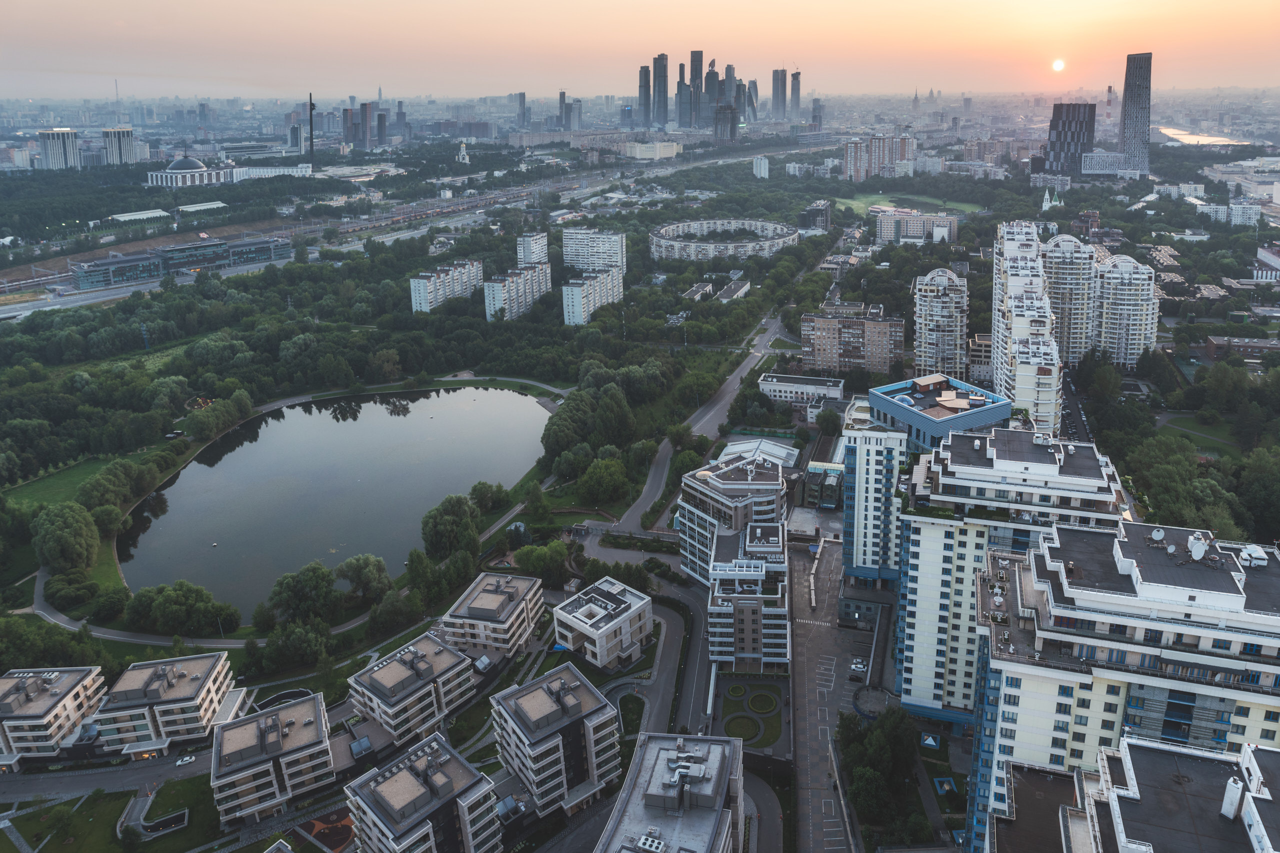 Предрассветная Москва. фотограф Андрей Баскевич