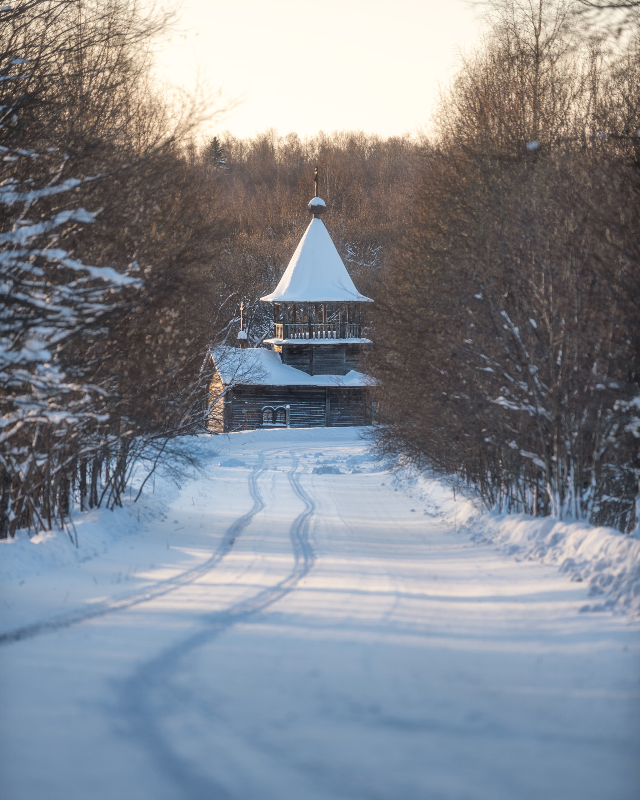 Часовня Усекновения главы Иоанна Предтечи в Вороньем Острове. Республика Карелия. фотограф Андрей Баскевич