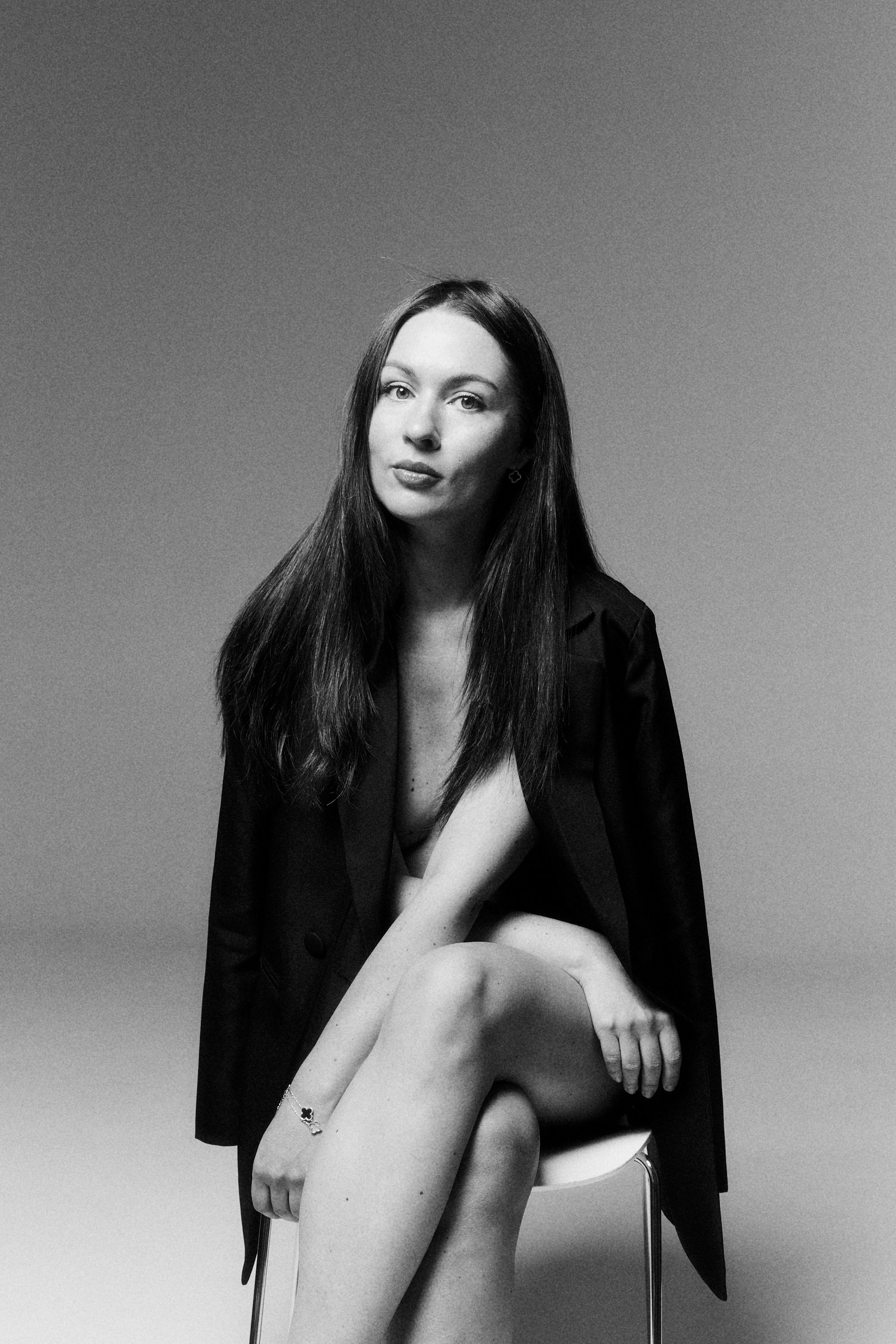 Ч/б фотосессия для Риты