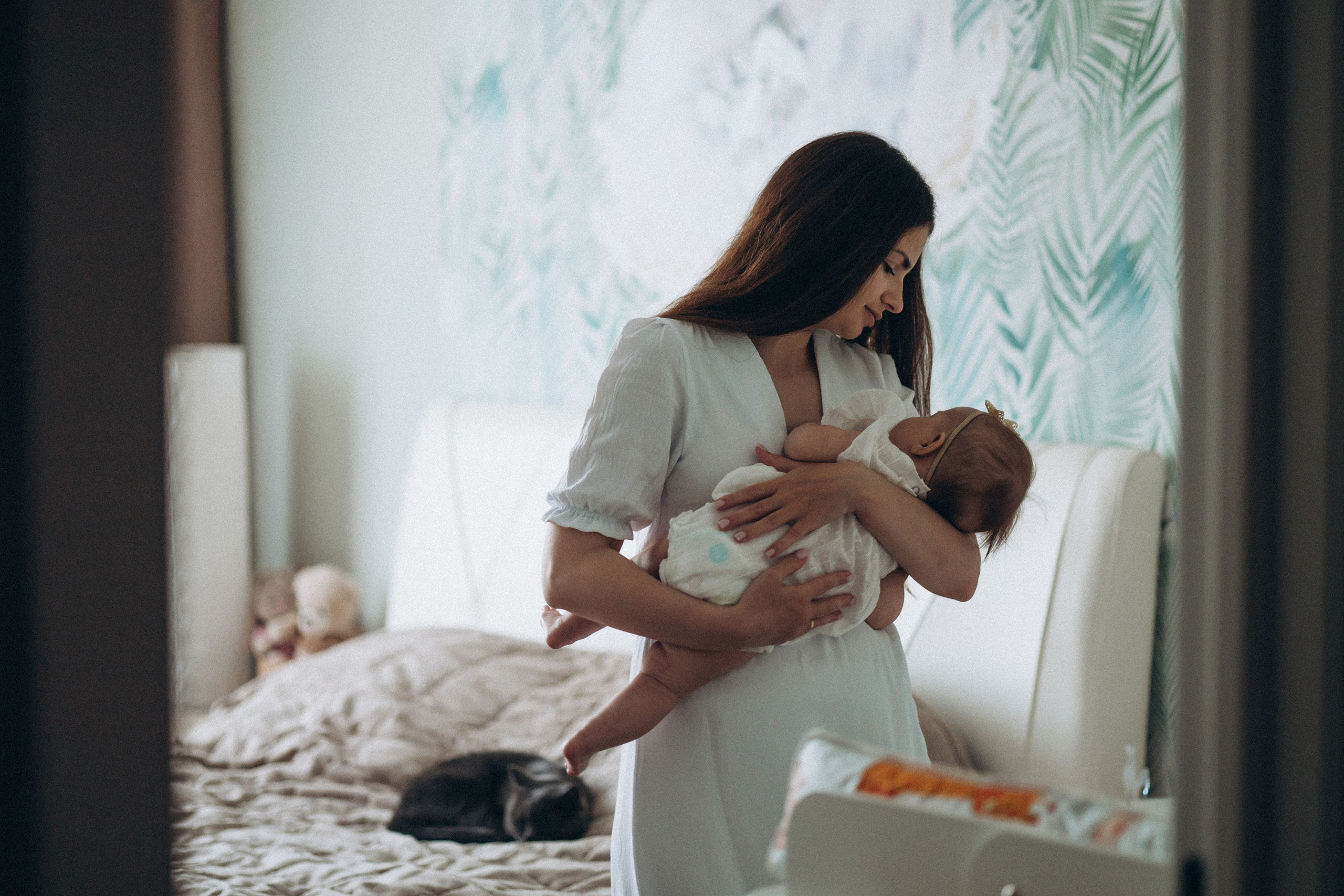 Артем Юля Лиза и кошка Мяу. Семейный фотограф Нижневартовск Тюмень Ефимова Ирина