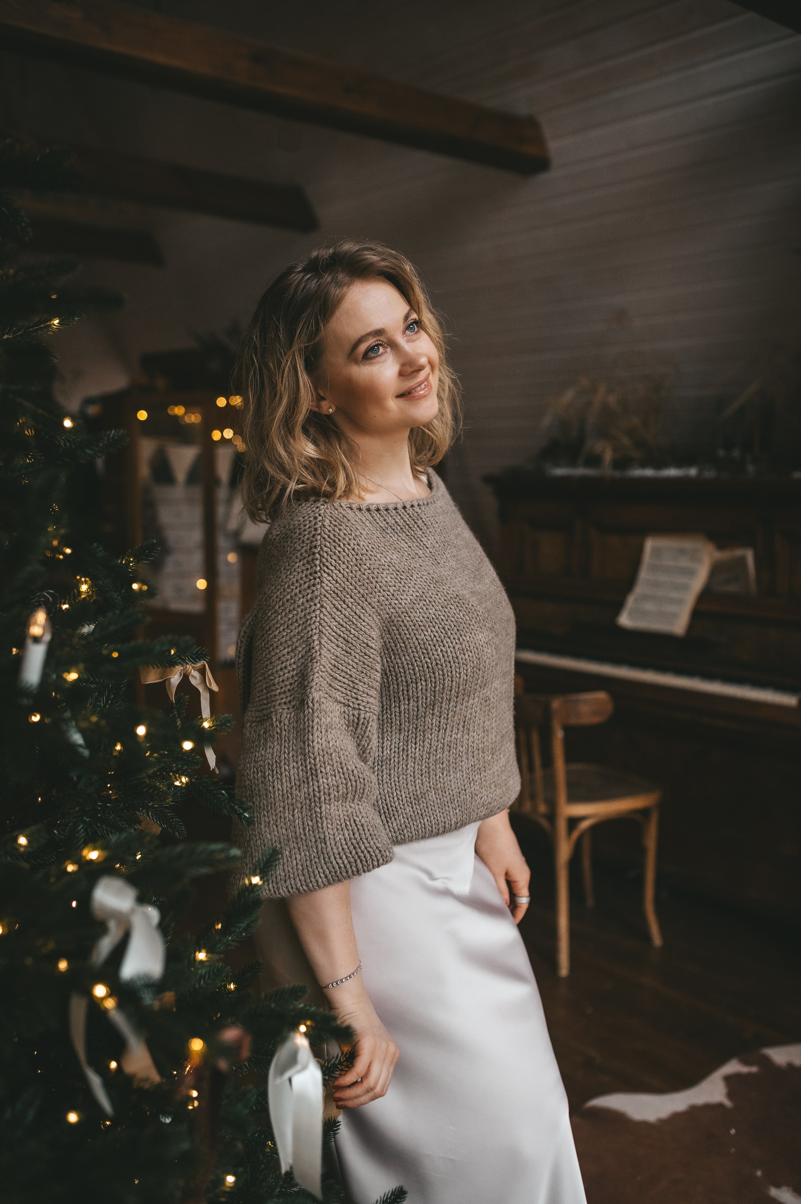 Семейная новогодняя фотосессия в фотодаче Дом Элли г. Пушкино. Семейный и детский фотограф в Сергиев Посаде, Хотьково Якимчук Любовь