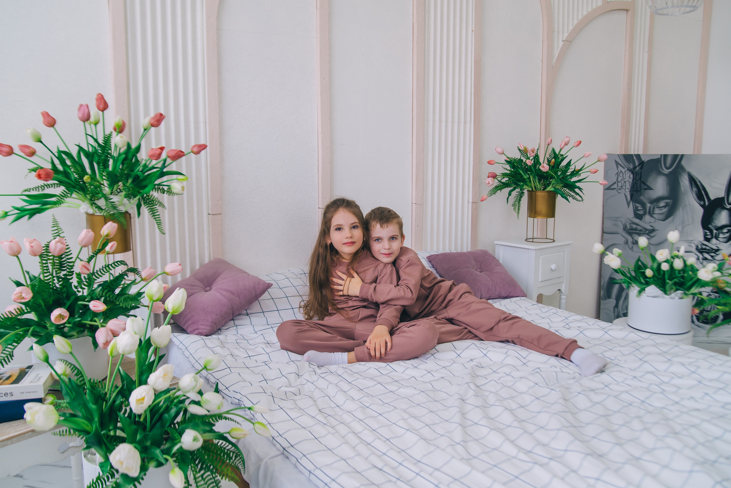 Семья с 2-мя детьми. Семейный, детский фотограф в Минске Вероника Гапоненко