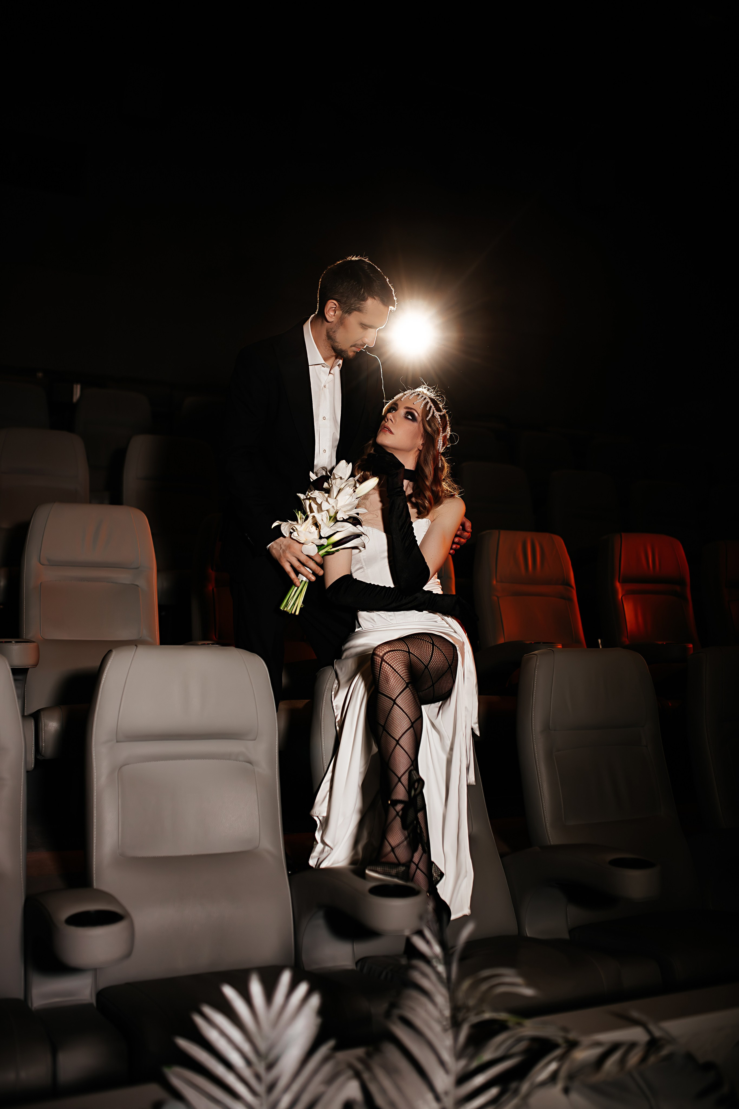 Свадьба в кинотеатре. Фотограф Санкт-Петербург Раднаева Юлия