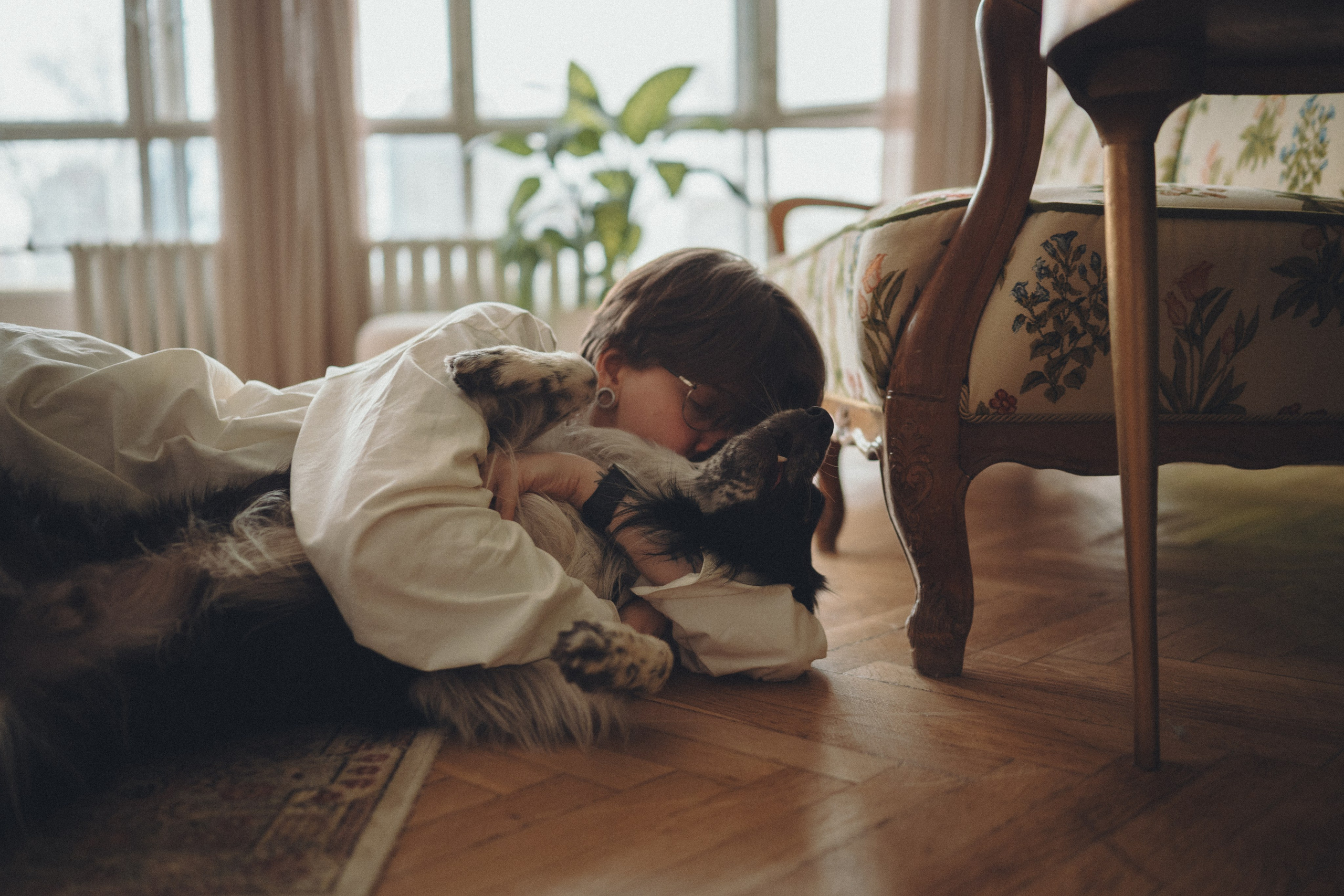 Настя и Рэги. Семейный фотограф анималист Ананьева Мария — Москва