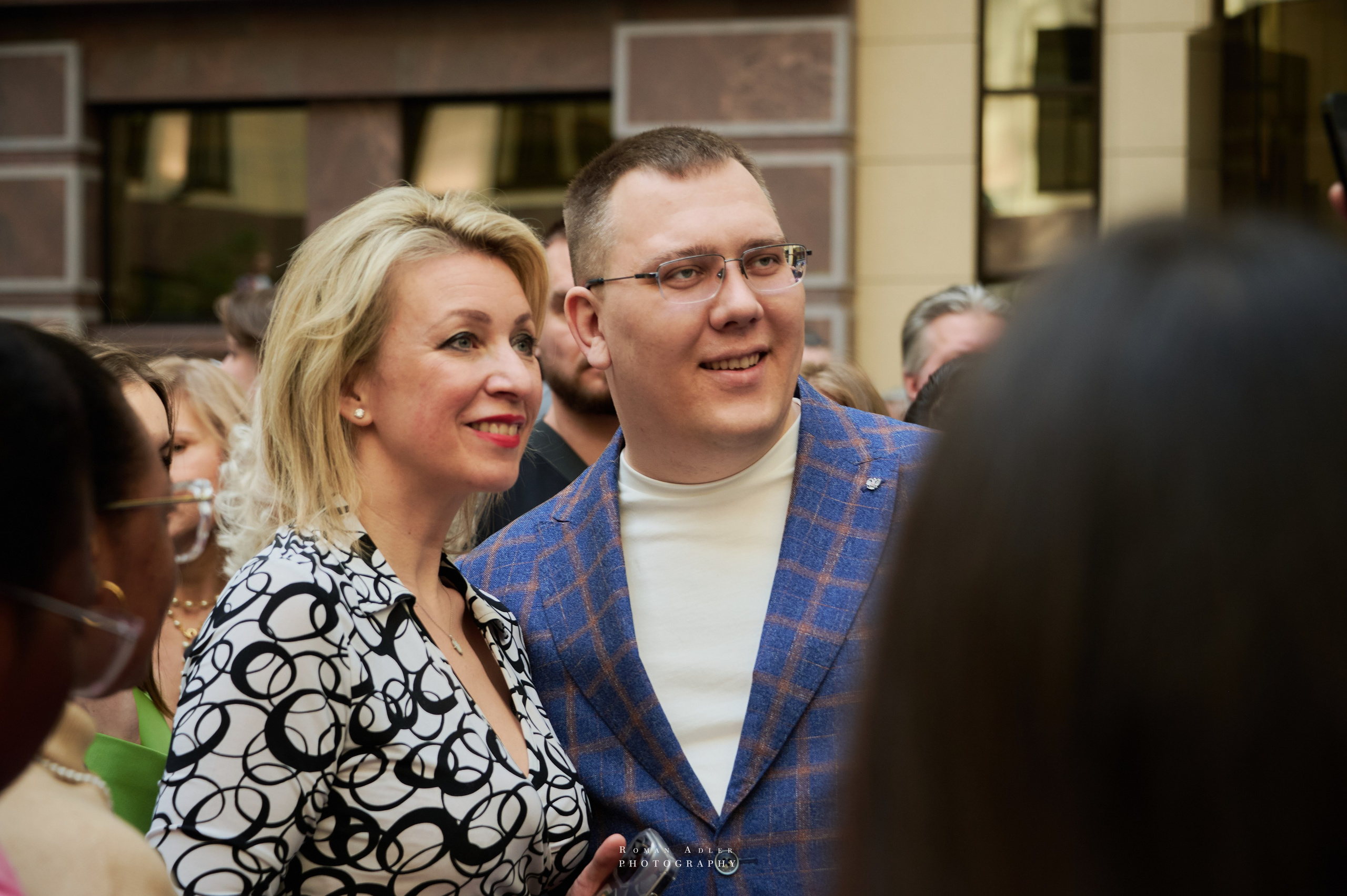 Мария Захзарова на Презентации фильма Дарьи де Консейсао «Black to USSR» в конференц-зале МИД России. Фотограф Роман Адлер. Фоторепортаж Роман Адлер.